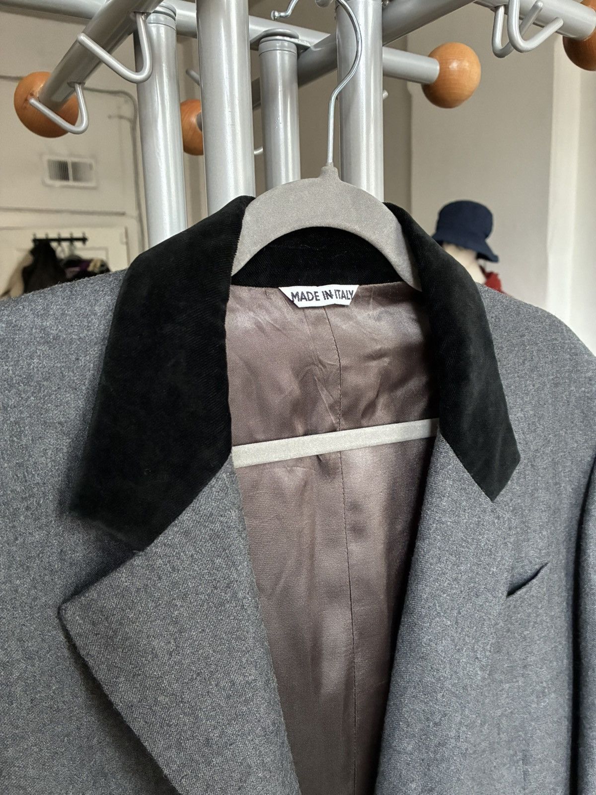 Katharine Hamnett London Katharine Hamnett Vintage Velvet Collar Sport Coat Size US M / EU 48-50 / 2 - 22 Thumbnail