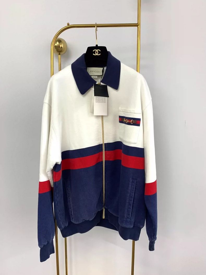 Gucci Gucci Color-blocked lapel jacket Size US M / EU 48-50 / 2 - 1 Thumbnail