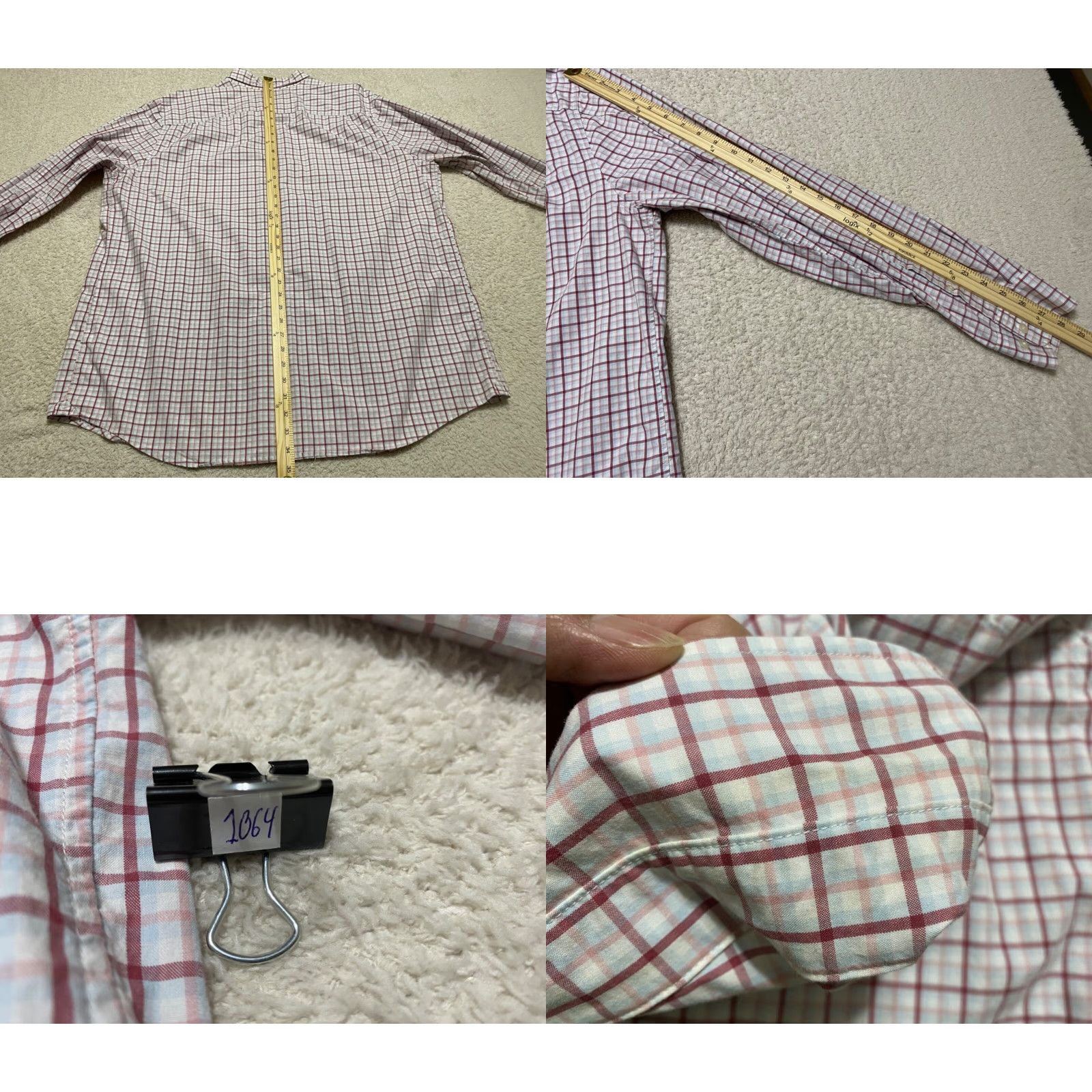Bonobos Bonobos Button-Up Shirt Mens 2XL Multicolor Plaid Long Sleeve Cotton Size US XXL / EU 58 / 5 - 8 Thumbnail