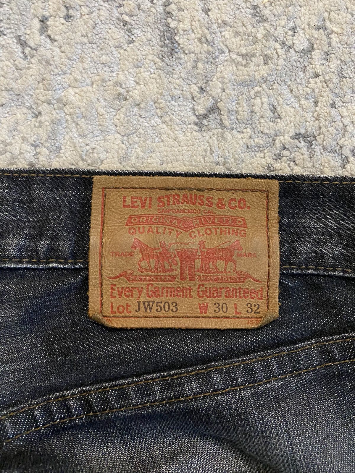 Comme des Garcons Junya Watanabe Man Corso Como SS02 Painted Denim Size US 30 / EU 46 - 7 Thumbnail