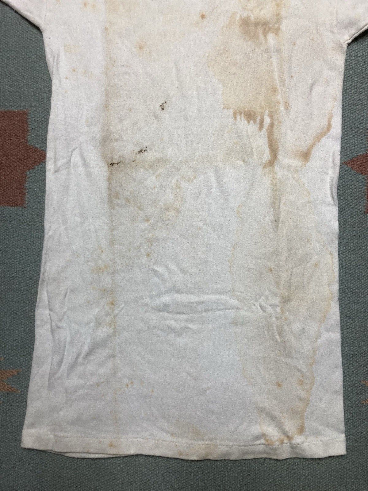 Vintage 60s blank white t shirt mayo spruce grunge soft cotton large Size US L / EU 52-54 / 3 - 2 Thumbnail