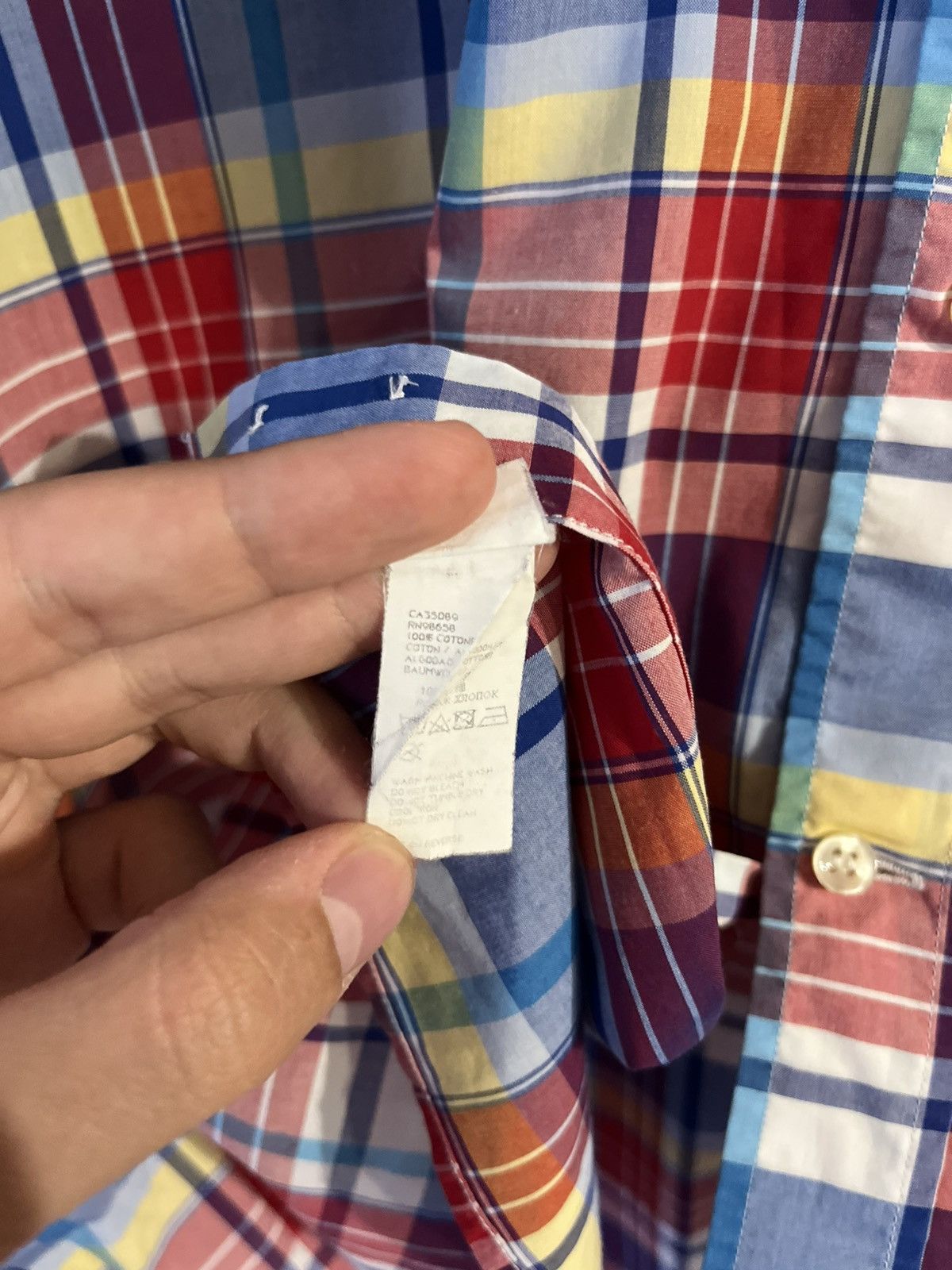Paul & Shark Paul & Shark Luxury Plaid Cotton Long Sleeve Shirt Button Up Size US XXL / EU 58 / 5 - 11 Thumbnail