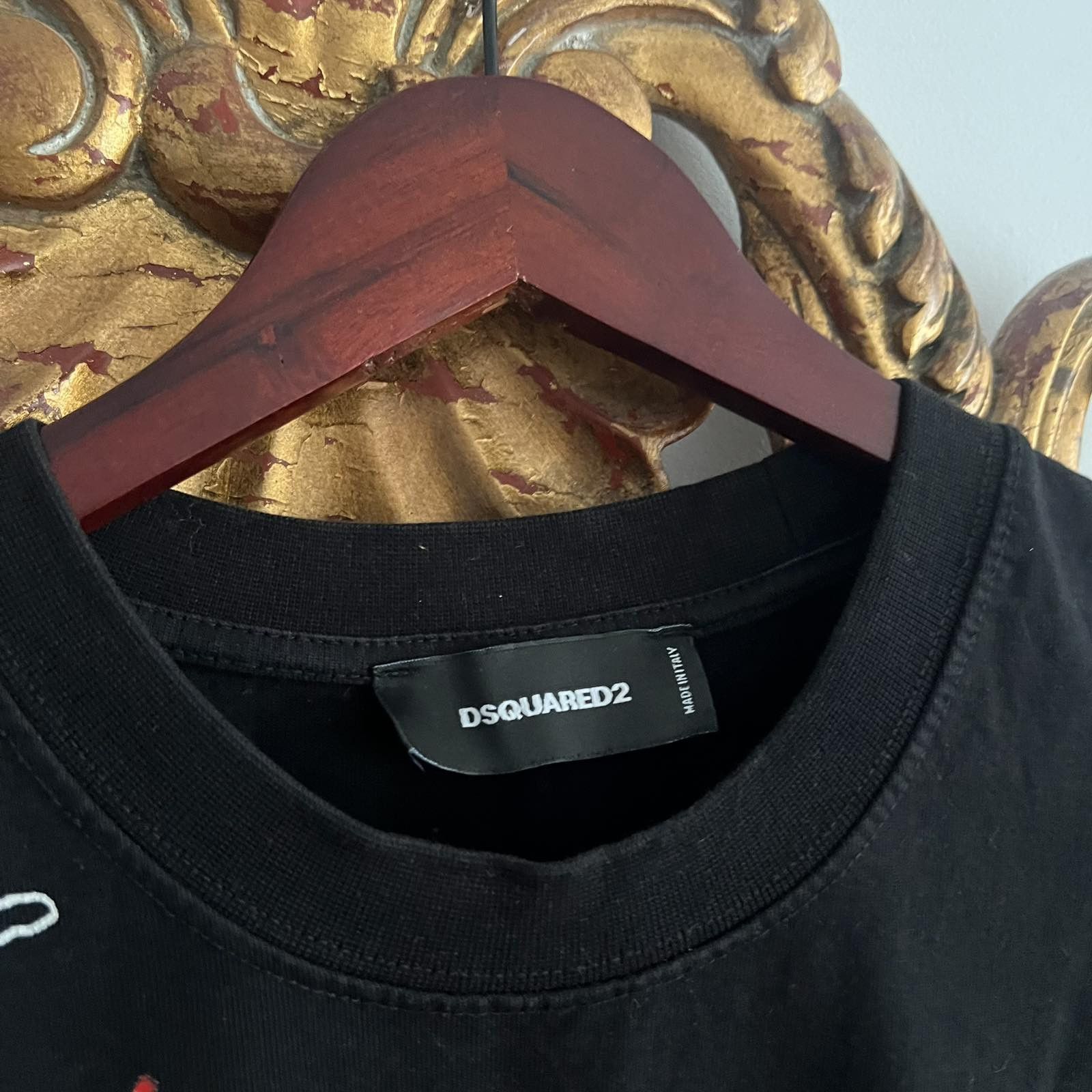 Dsquared2 Rare Dsquared2 Black T-shirt Sz M Size US M / EU 48-50 / 2 - 6 Thumbnail