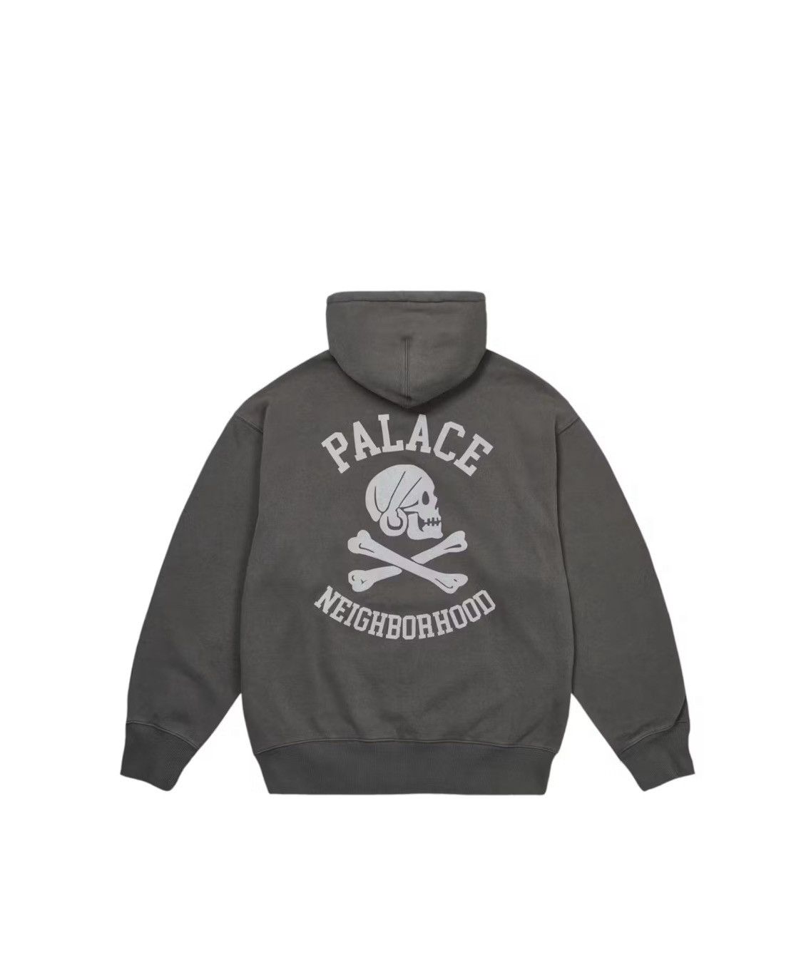 Palace Palace x Neighborhood Skull Zip Up Charcoal Grey Size US M / EU 48-50 / 2 - 2 Thumbnail