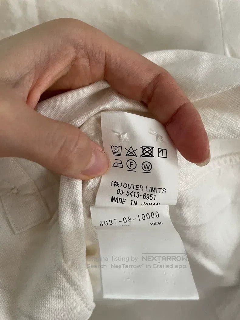 Nigel Cabourn Nigel Cabourn Lady's white shirt Size S / US 4 / IT 40 - 4 Thumbnail