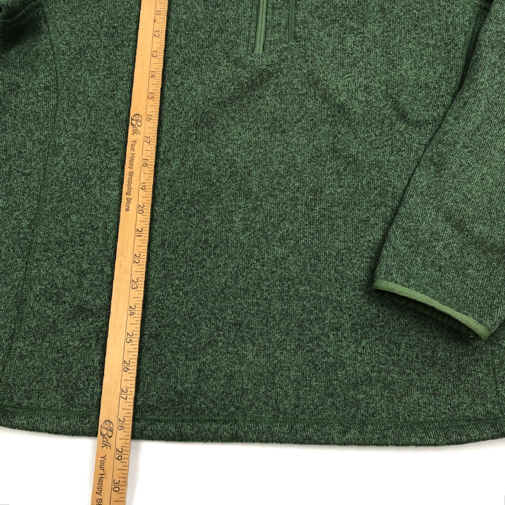 The North Face The North Face Men's XL Green 1/4 Zip Fleece Pullover Sweater Jacket Hoodie Breathing Outdoor Sports Size US XL / EU 56 / 4 - 7 Thumbnail