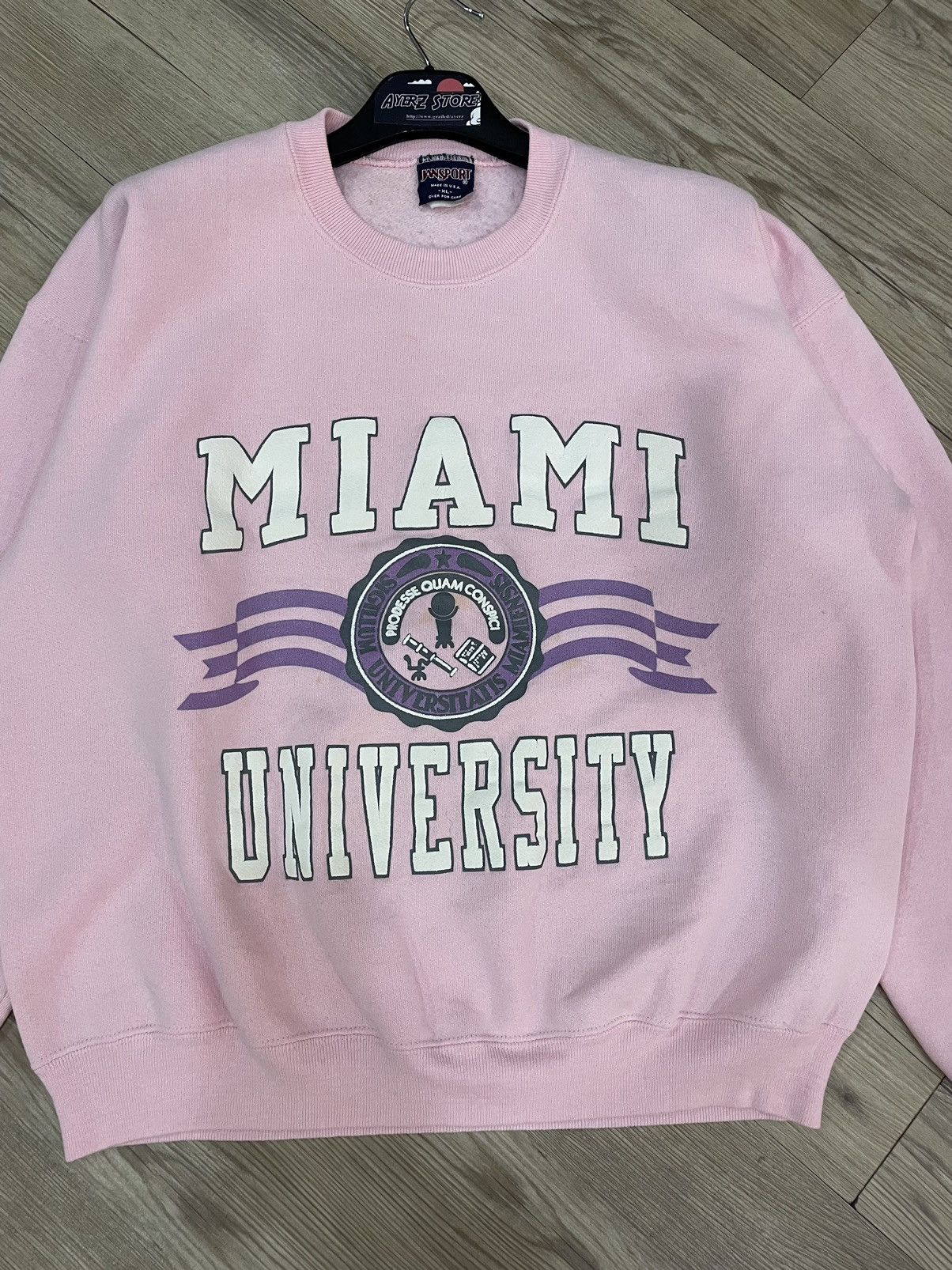 Vintage Vintage Miami University Pullover Sweatshirt Size US XL / EU 56 / 4 - 2 Thumbnail