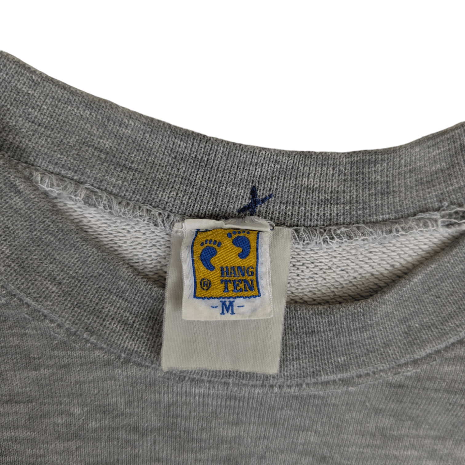 Hang Ten Vintage 80's HANG TEN Sportswear Plain Grey Sweatshirt Size US S / EU 44-46 / 1 - 12 Thumbnail