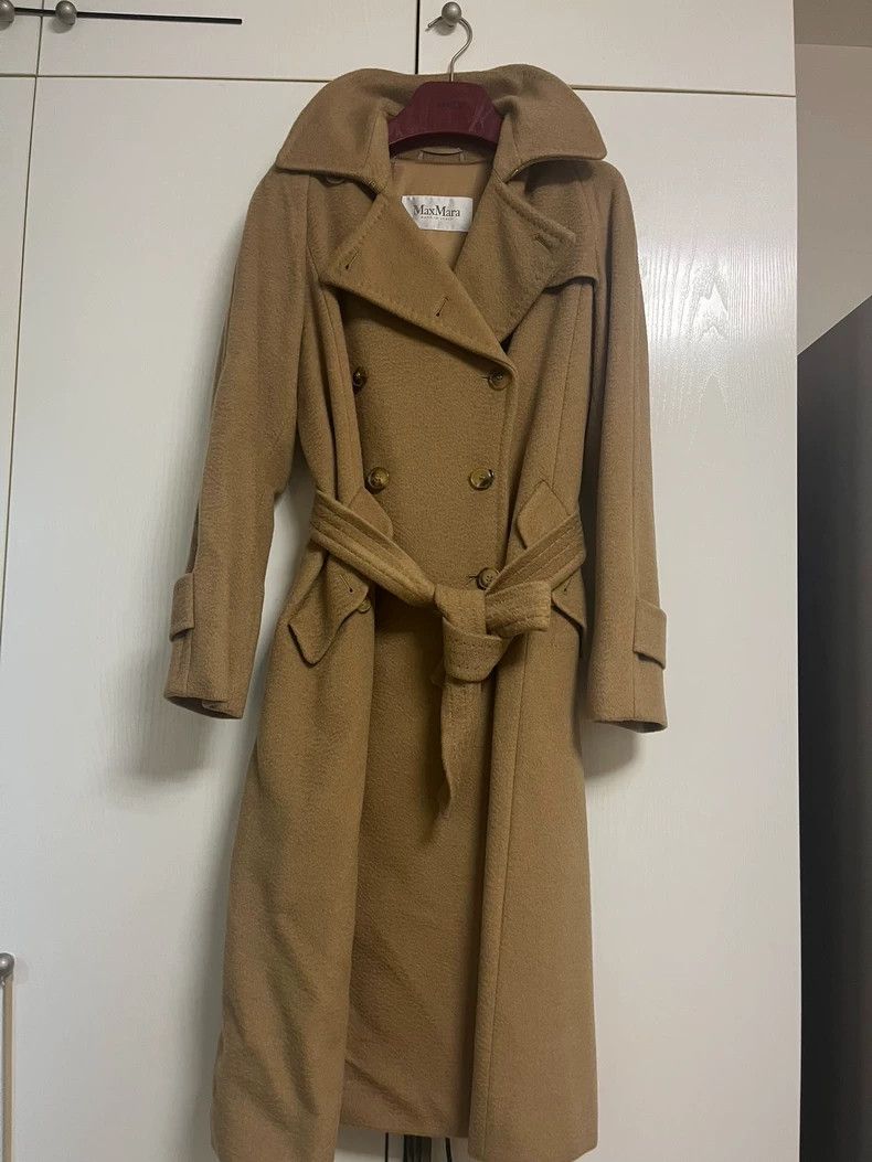 Max Mara Max Mara Poster classic camel double-breasted Size L / US 10 / IT 46 - 1 Thumbnail