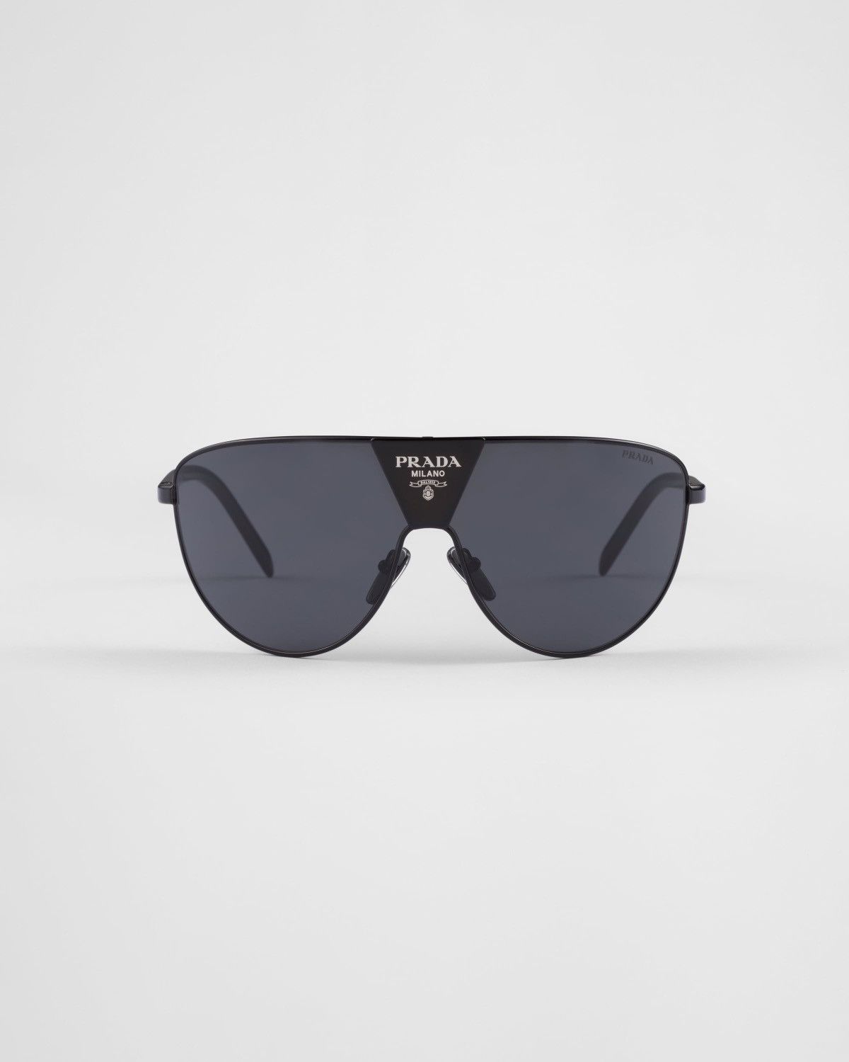 Prada *NEW* PRADA 2025 Wrap Mask Logo Sunglasses runway Size ONE SIZE - 12 Thumbnail