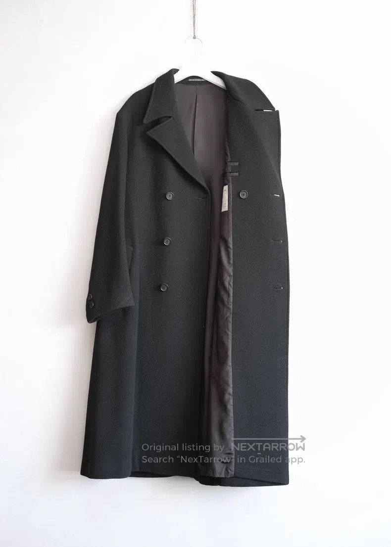 Yohji Yamamoto Yohji Yamamoto Fringed Wool Coat Size US S / EU 44-46 / 1 - 2 Thumbnail