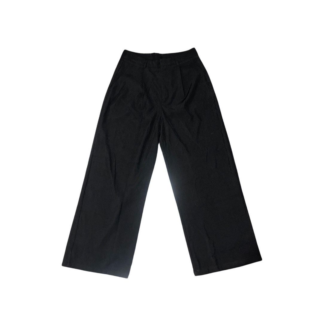Cider MID WAIST PLEATED POCKET WIDE LEG PANTS CURVE & PLUS Large Size 33" - 1 Thumbnail