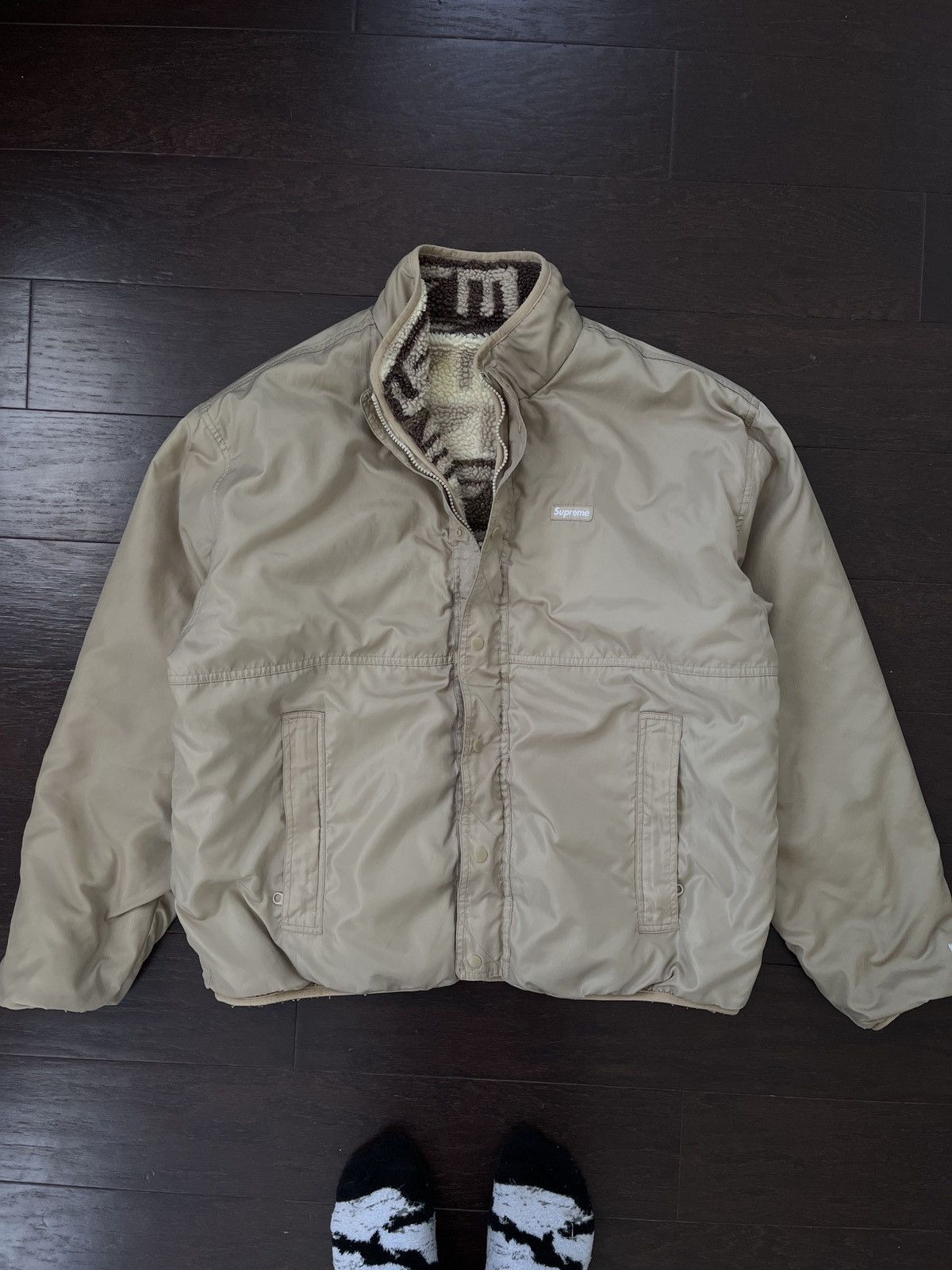 Supreme Supreme Geo Reversible WINDSTOPPER Fleece Jacket Size US L / EU 52-54 / 3 - 2 Thumbnail