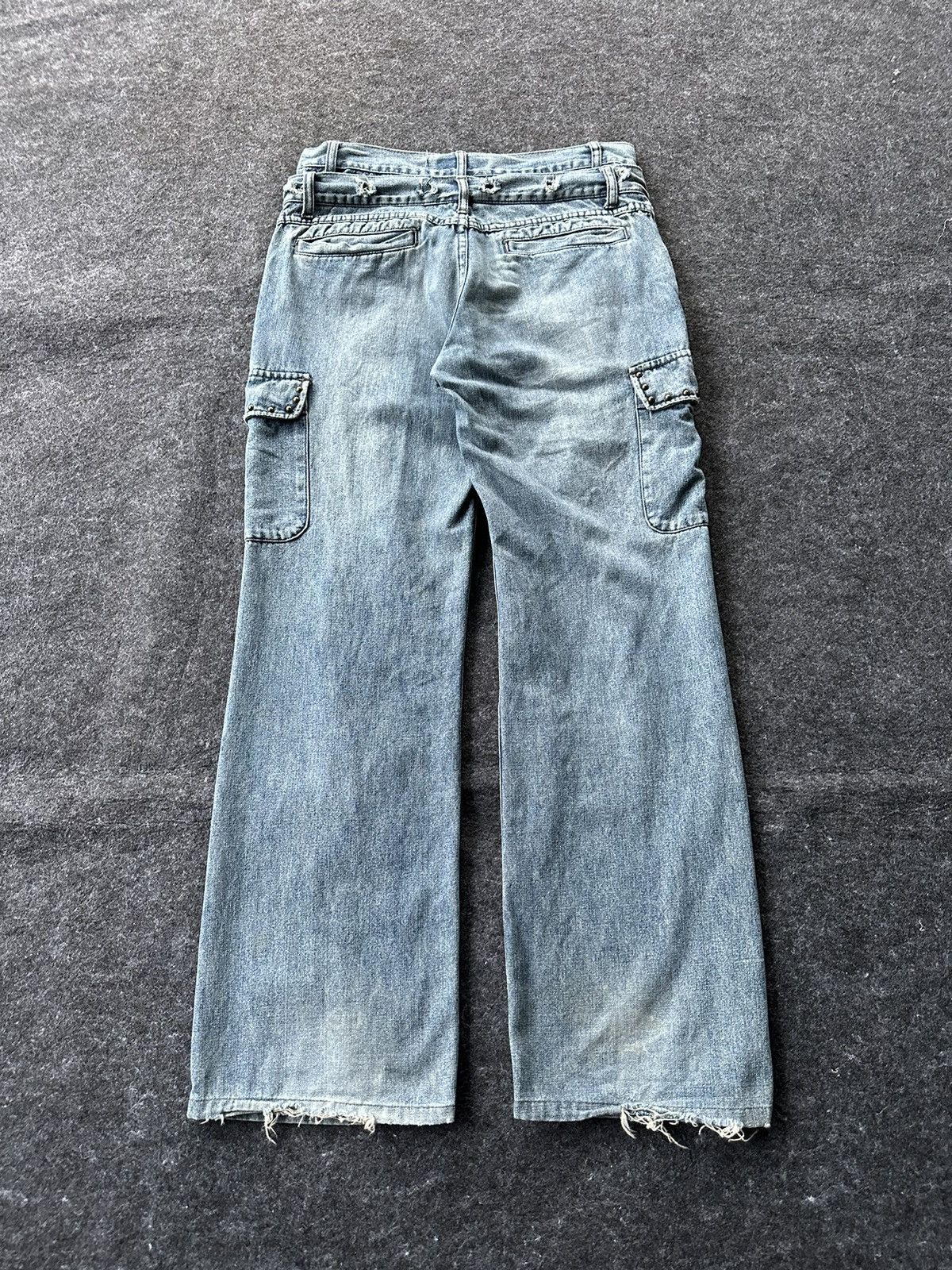 Beauty Beast × If Six Was Nine × In The Attic Vintage In The Attic Double Waist Distressed Denim D448 Size US 30 / EU 46 - 10 Thumbnail