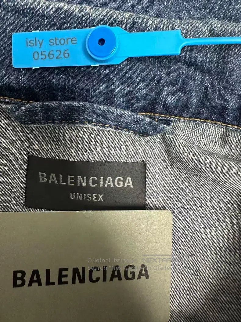 Balenciaga Balenciaga Collar Water-washed Single Button Loose Long Sl Size US S / EU 44-46 / 1 - 4 Thumbnail