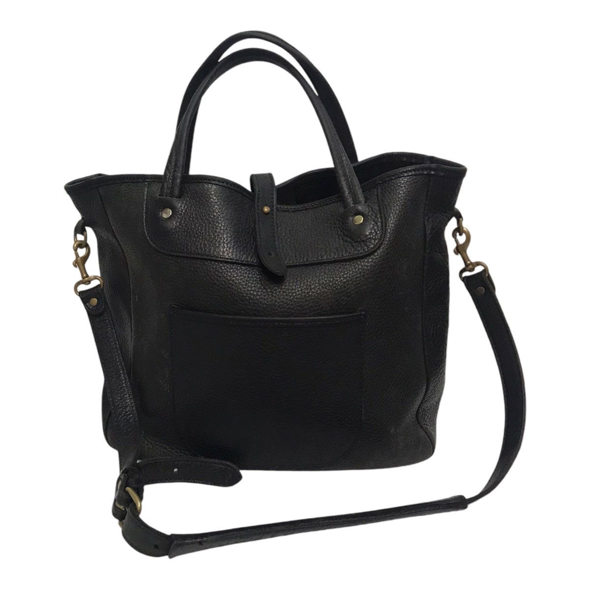 If Six Was Nine × Japanese Brand × Vintage Tory Full Leather Two way USA Sling/Tote Bag Size ONE SIZE - 6 Thumbnail