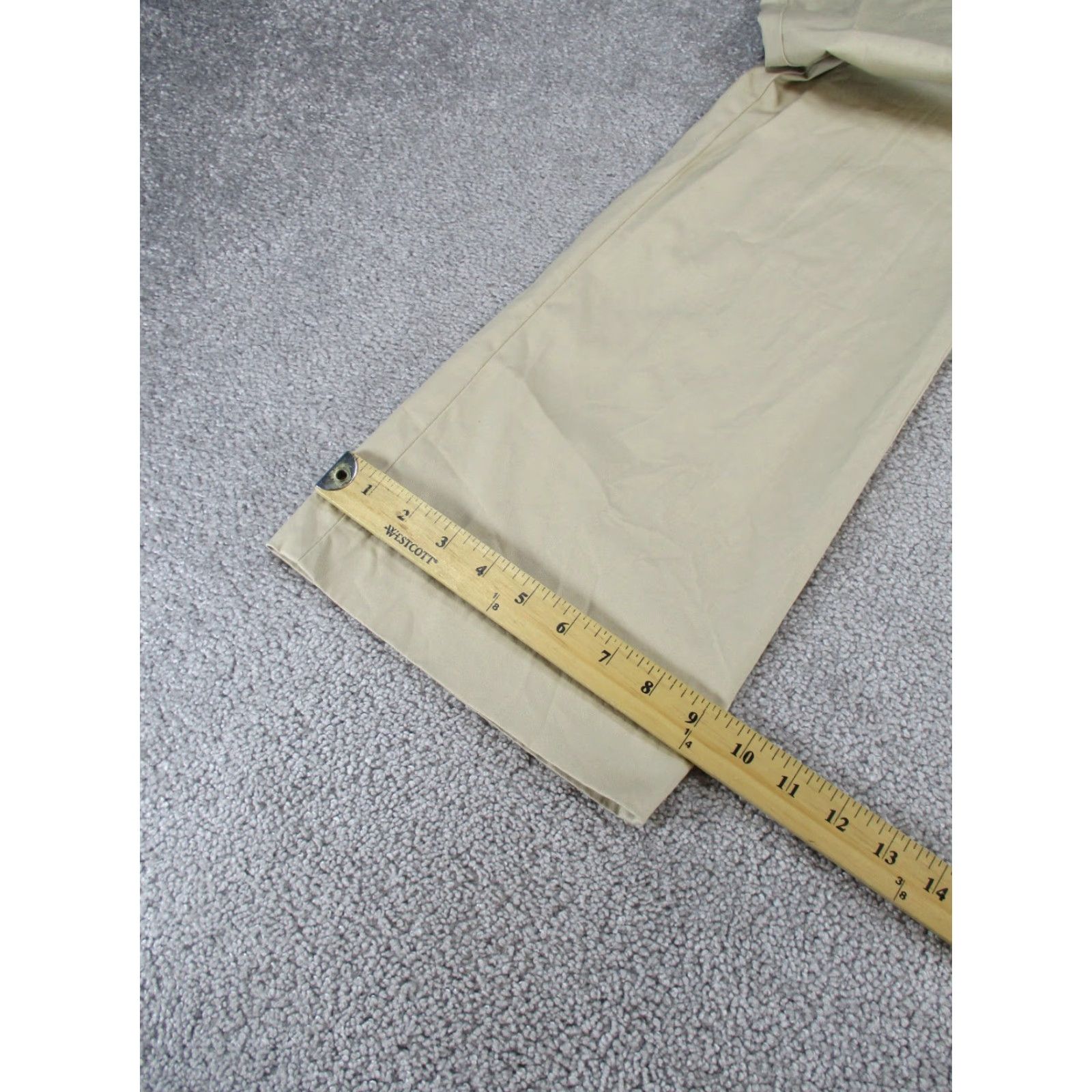 Vintage Babaton Pants Womens 8 Beige Cotton Chinos Bootcut *Stain Size 30" / US 8 / IT 44 - 6 Thumbnail