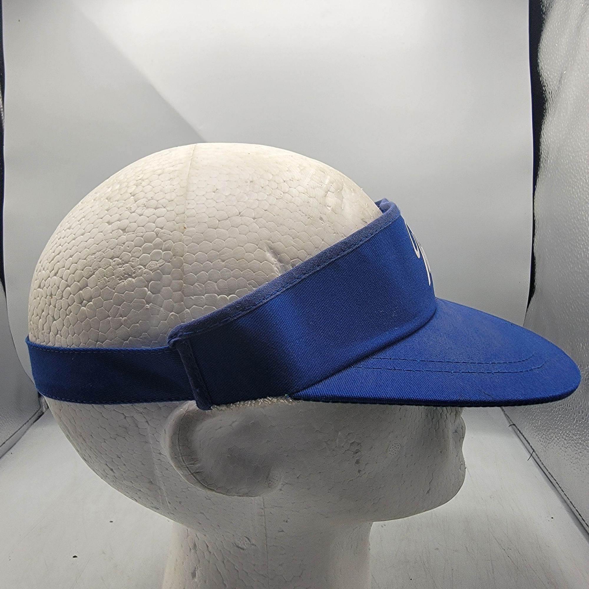 Other × Vintage Vintage Vanity Fair Blue Adjustable Sun Visor Hat Casual Out Size ONE SIZE - 4 Thumbnail