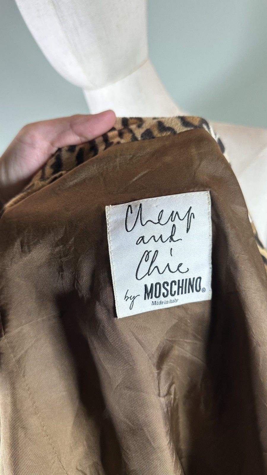Moschino MOSCHINO Cheap and Chic Vintage leopard Iconic Blazer Jacket Size M / US 6-8 / IT 42-44 - 9 Thumbnail