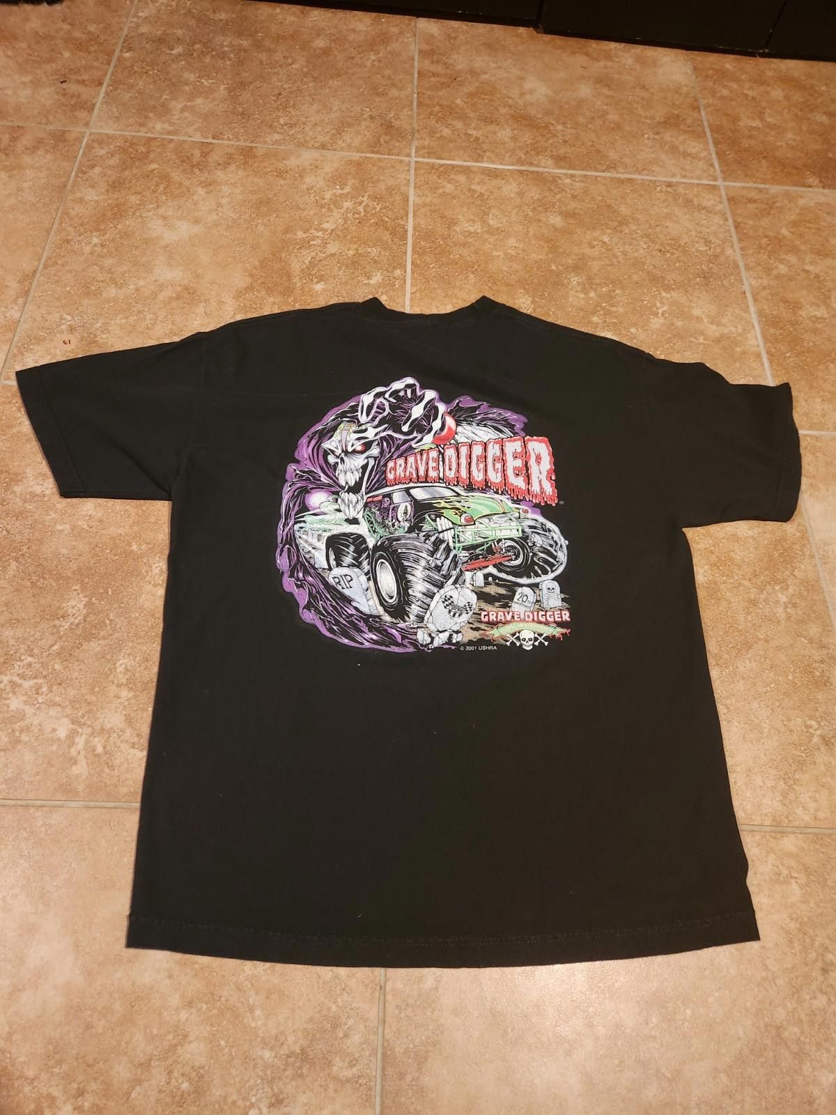 Vintage RARE Vintage Y2K Grave Digger 20 Anniversary Shirt Men's XL Size US XL / EU 56 / 4 - 2 Thumbnail