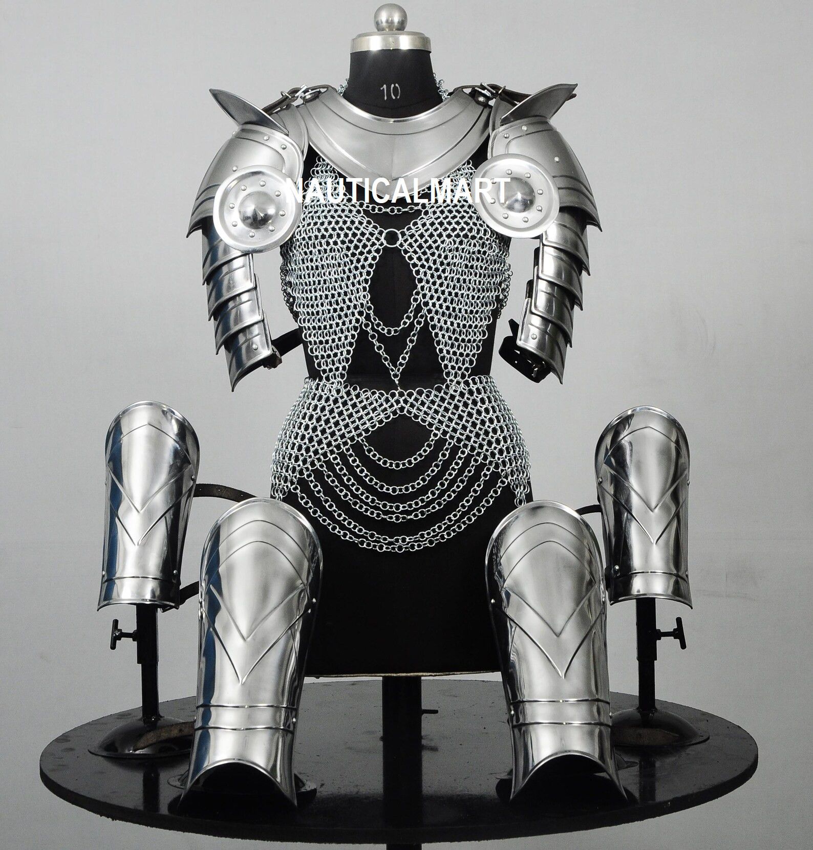 Other Medieval Lady Armor Steel Armor Suit Size ONE SIZE - 3 Thumbnail