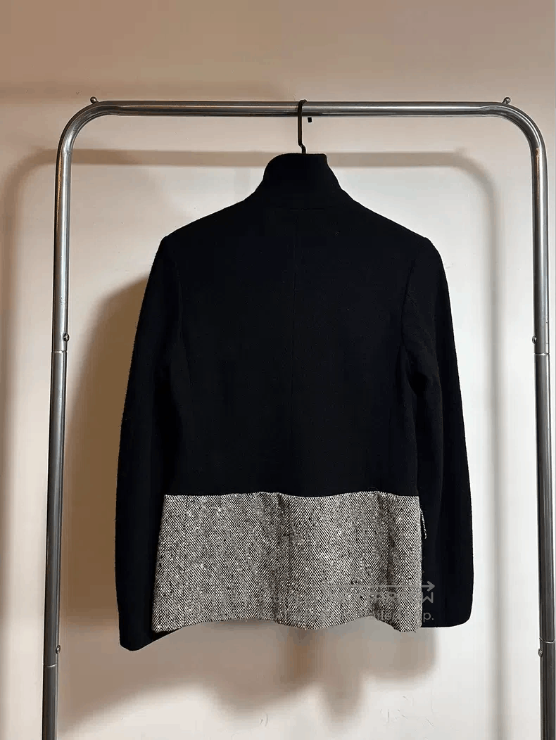 Comme des Garcons Comme des Garcons size F Collarless Multiwear Wool Blazer Size S / US 4 / IT 40 - 3 Thumbnail