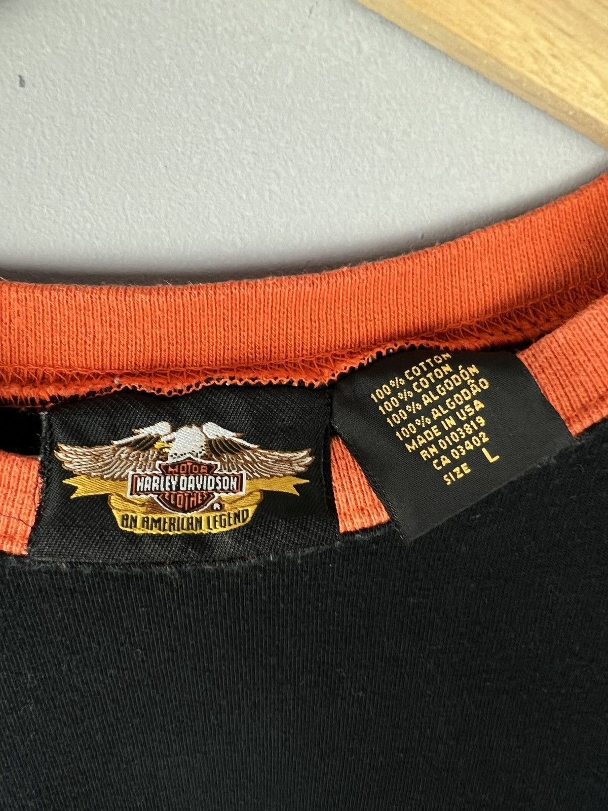 Harley Davidson × Vintage Rare Harley Davidson 100 years anniversary t shirt 2003 Size US L / EU 52-54 / 3 - 3 Thumbnail