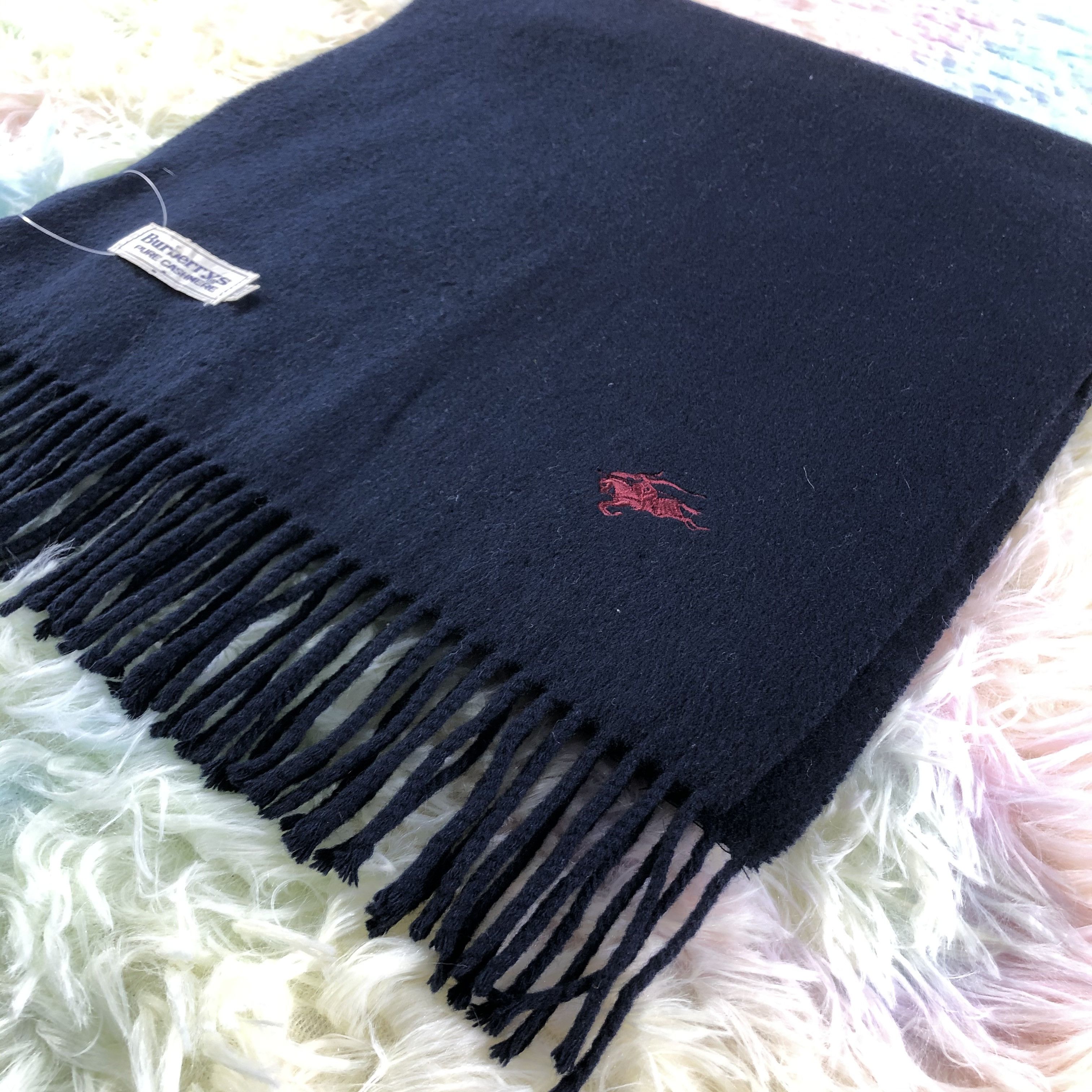 Burberry × Vintage Burberry Scarf / Muffler / Neckwear - KM193 Size ONE SIZE - 4 Thumbnail