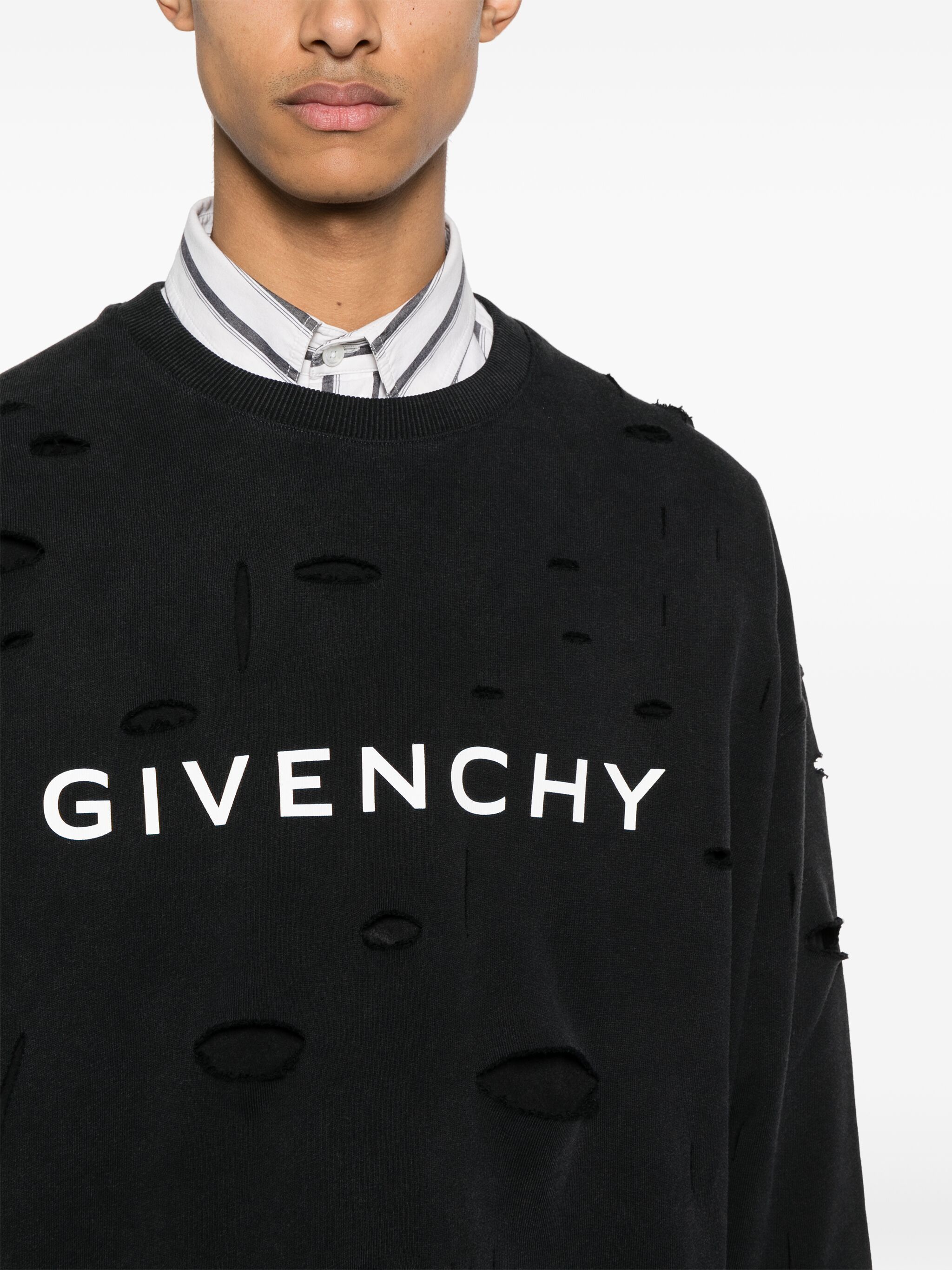 Givenchy o1srvl11e1224 Sweatshirt in Black Size US XS / EU 42 / 0 - 5 Thumbnail