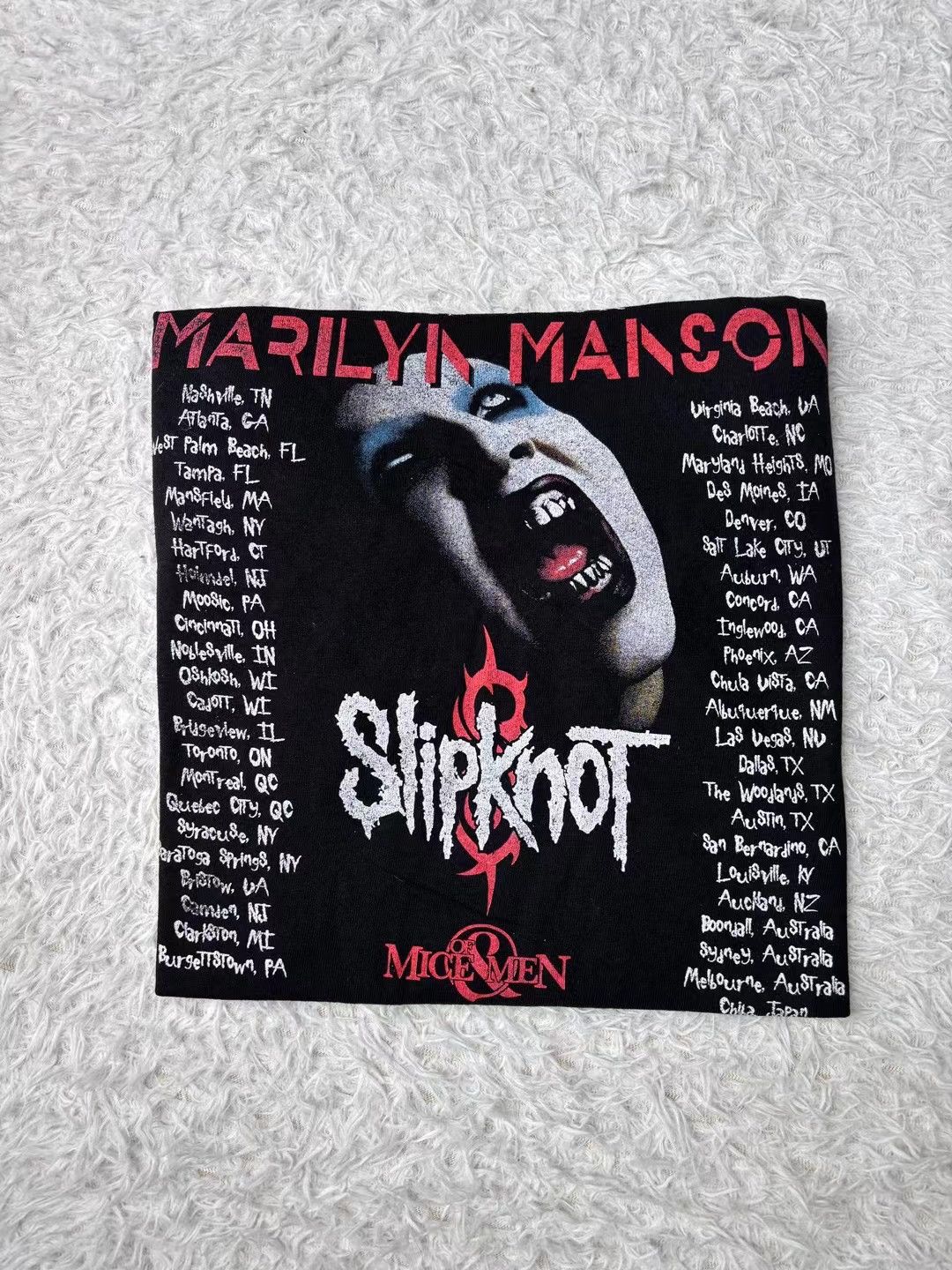 Band Tees × Marilyn Manson × Vintage Vintage band tee Marilyn Manson 00s Size US M / EU 48-50 / 2 - 1 Thumbnail