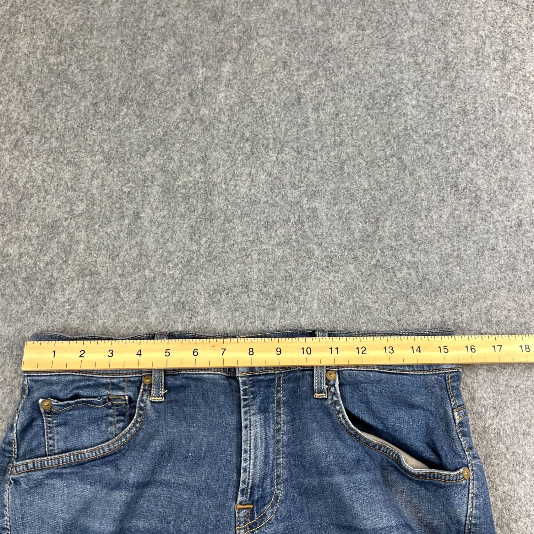 7 For All Mankind 7 For All Mankind Mens Jeans Slim Tapered 32 Dark Wash Blue Luxe Sport Denim 5-Pocket Size US 32 / EU 48 - 6 Thumbnail