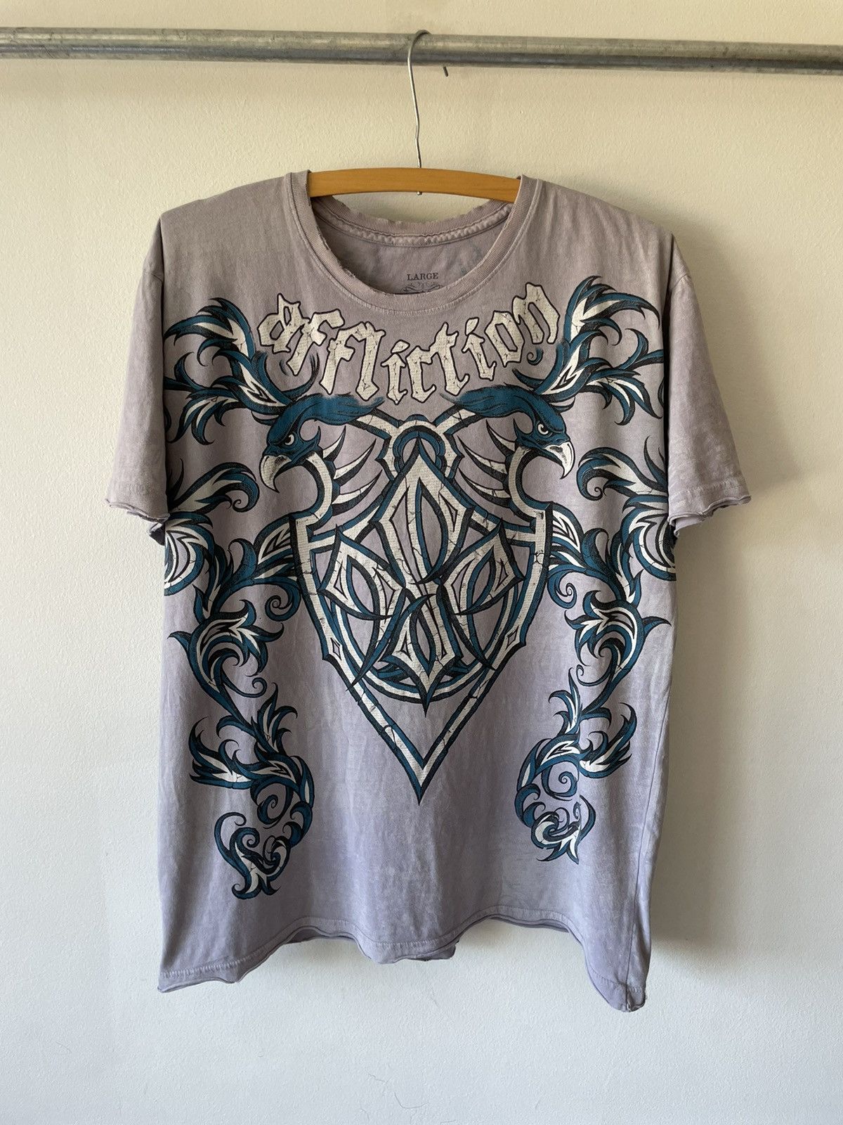 Affliction Vintage Y2K Affliction Bird Design tee Size US L / EU 52-54 / 3 - 1 Thumbnail