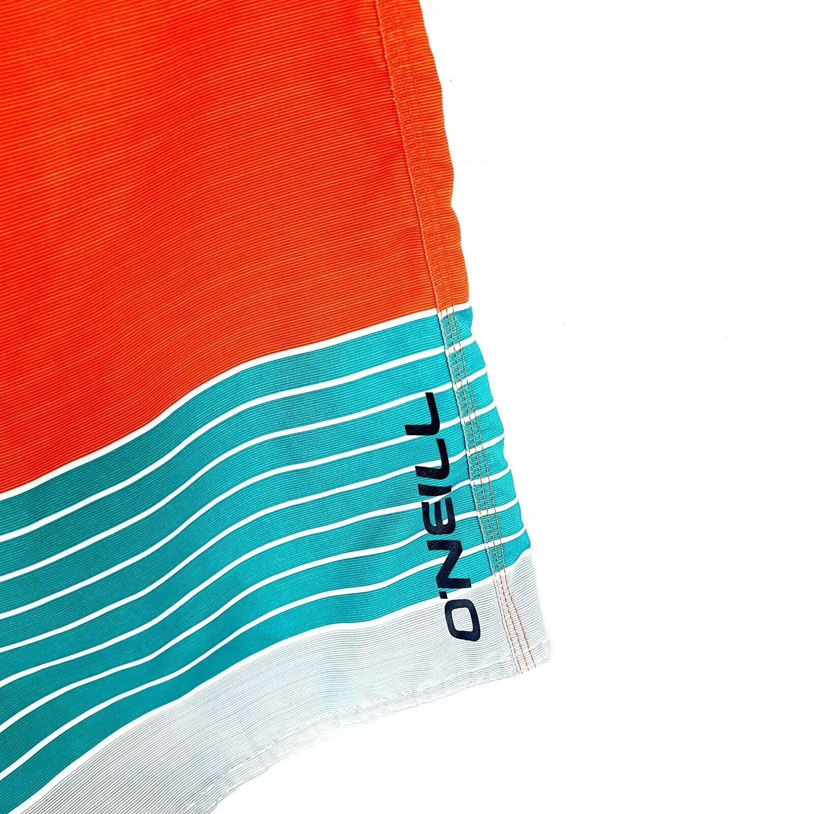 O'Neill O'Neill Red Orange Blue Patchwork Board Shorts Cargo Pocket Size US 34 / EU 50 - 3 Thumbnail