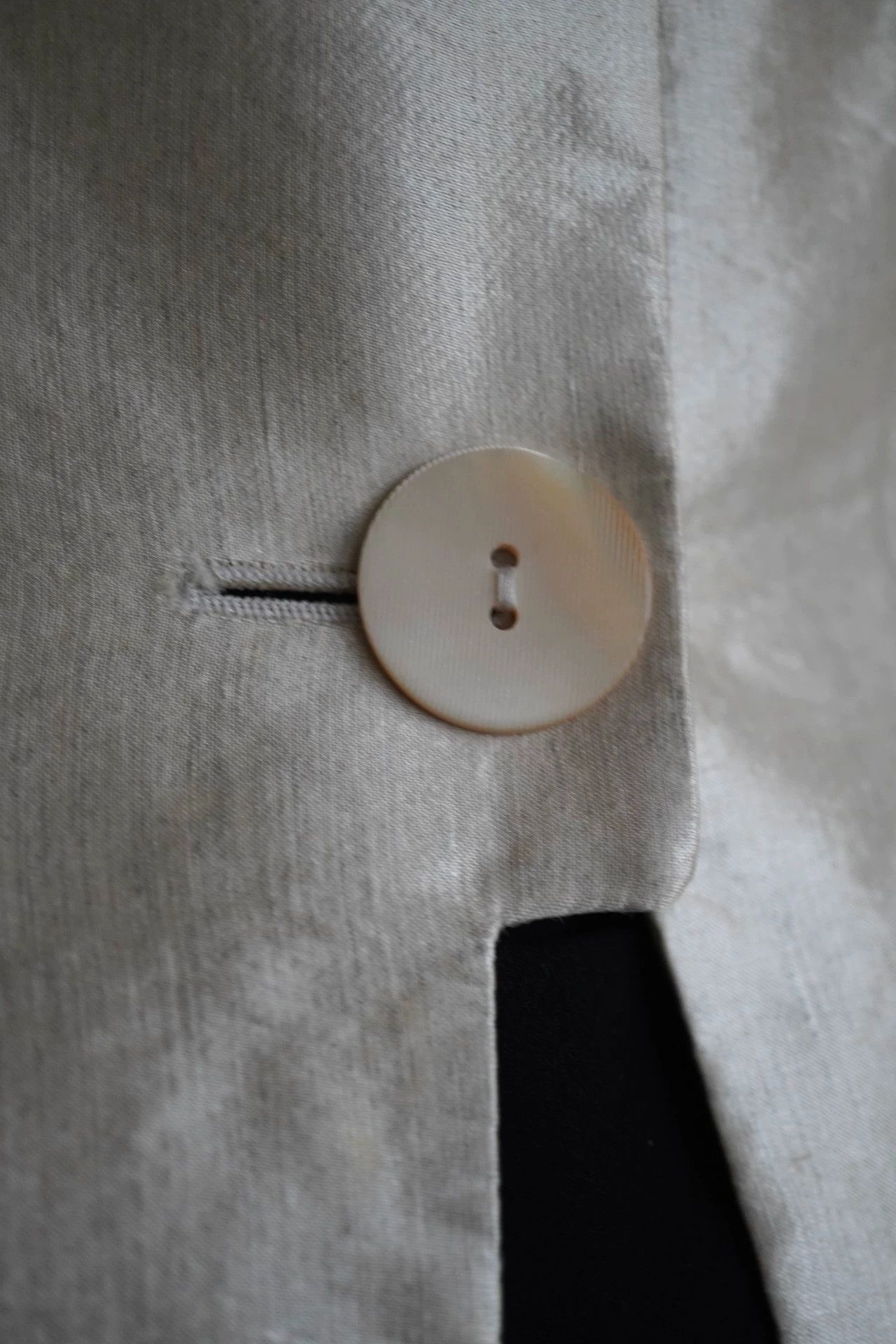 Kenzo Kenzo 1990s Lustrous Pearl White Tailored Jacket Size S Size S / US 4 / IT 40 - 9 Thumbnail