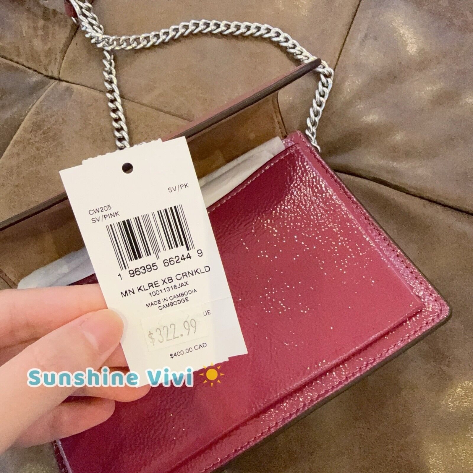 Coach NWT Coach CW205 Mini Klare Crossbody Handbag Pink Novelty Size ONE SIZE - 4 Thumbnail