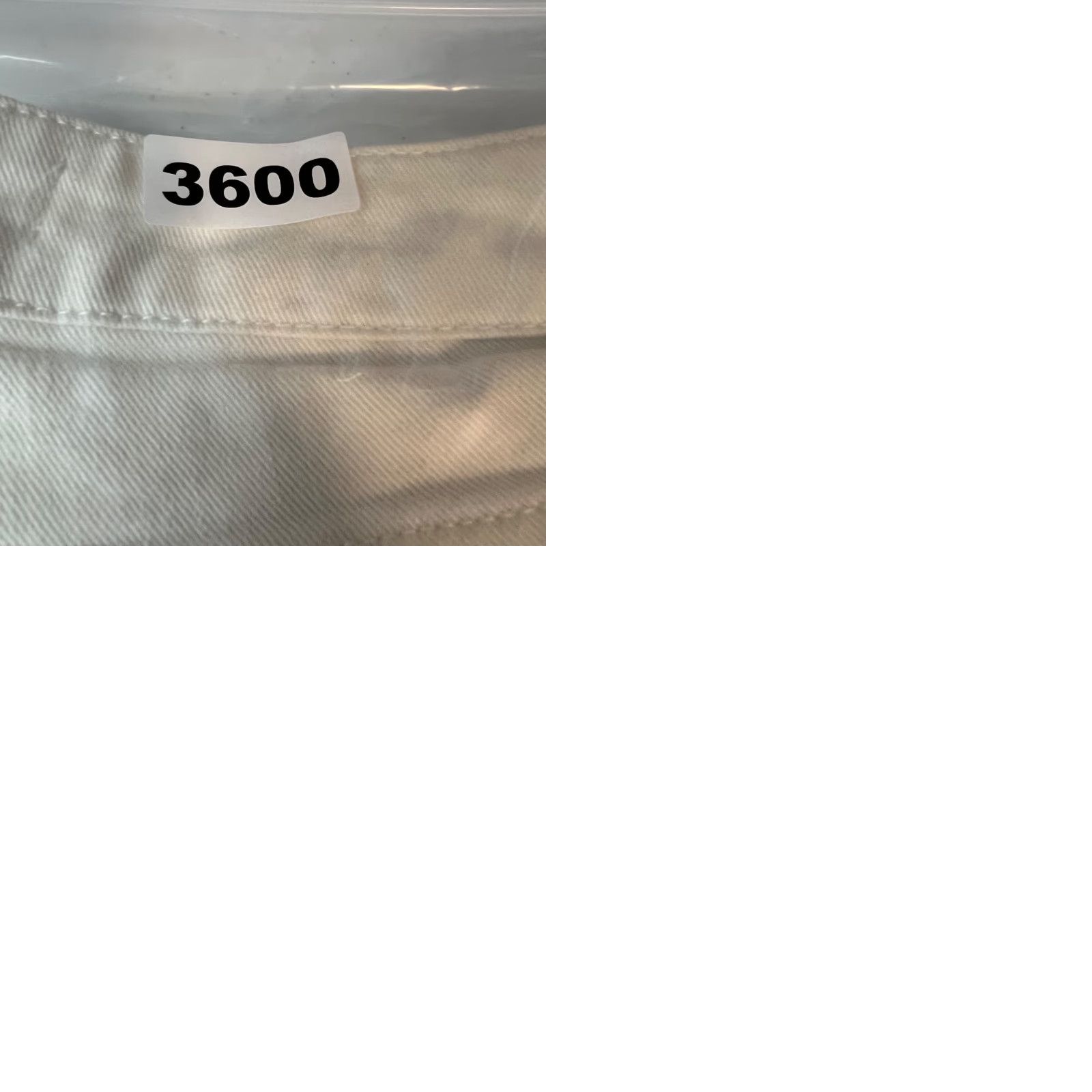 Isabel Marant Isabel Marant x H&M Womens Jeans 8 White with Black Chevron Side Stripes Skinny High Rise Denim Cotton 30 Inseam 31 Waist Women 8 Size 30" / US 8 / IT 44 - 9 Thumbnail
