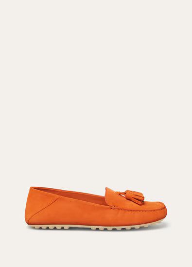 Loro Piana o1srvl11e0725 Dot Sole Walk Loafers in Orange Size US 10 / IT 40 - 1 Thumbnail