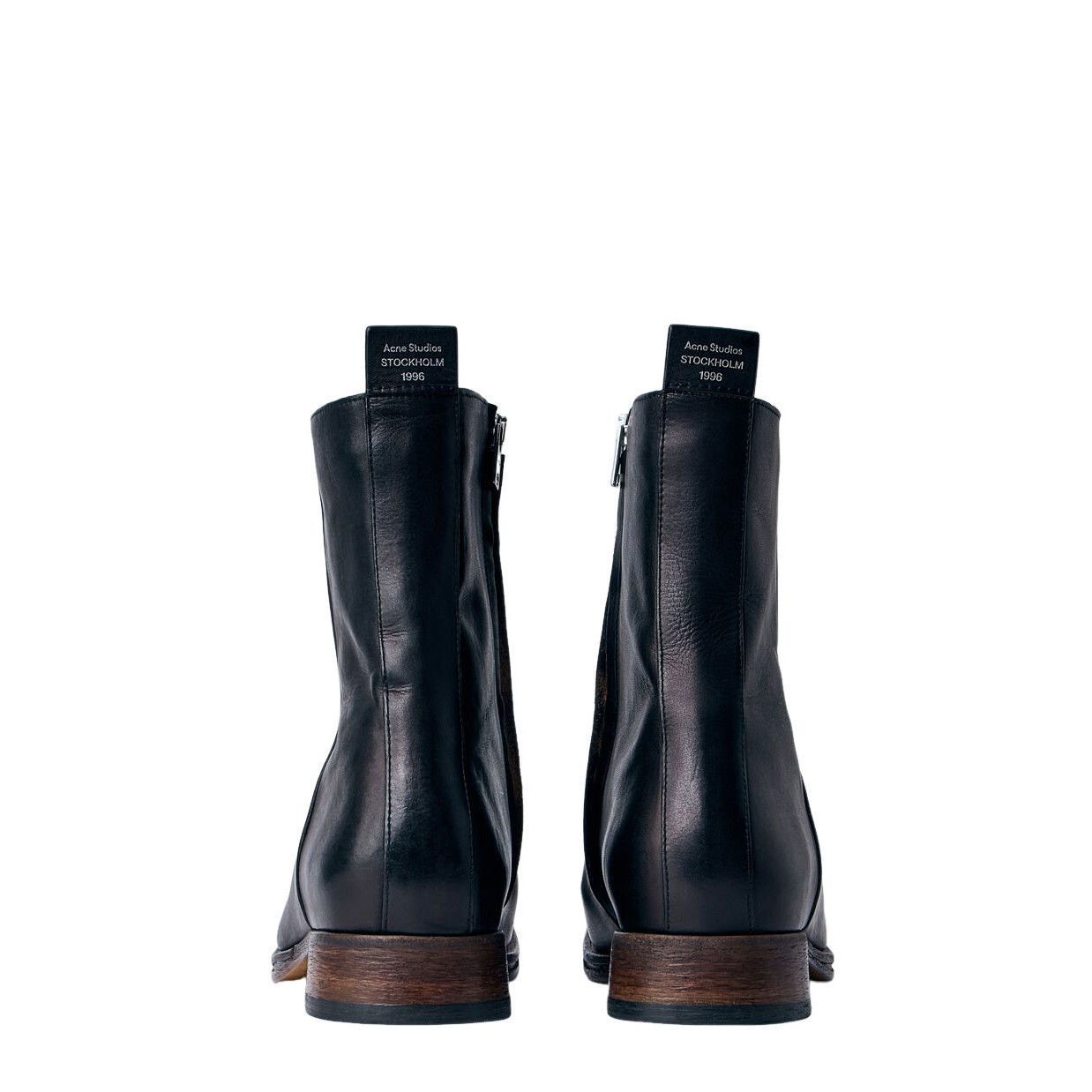 Acne Studios ACNE STUDIOS Black Leather Ankle Boots New & Authentic (Men' Size US 8 / EU 41 - 5 Thumbnail