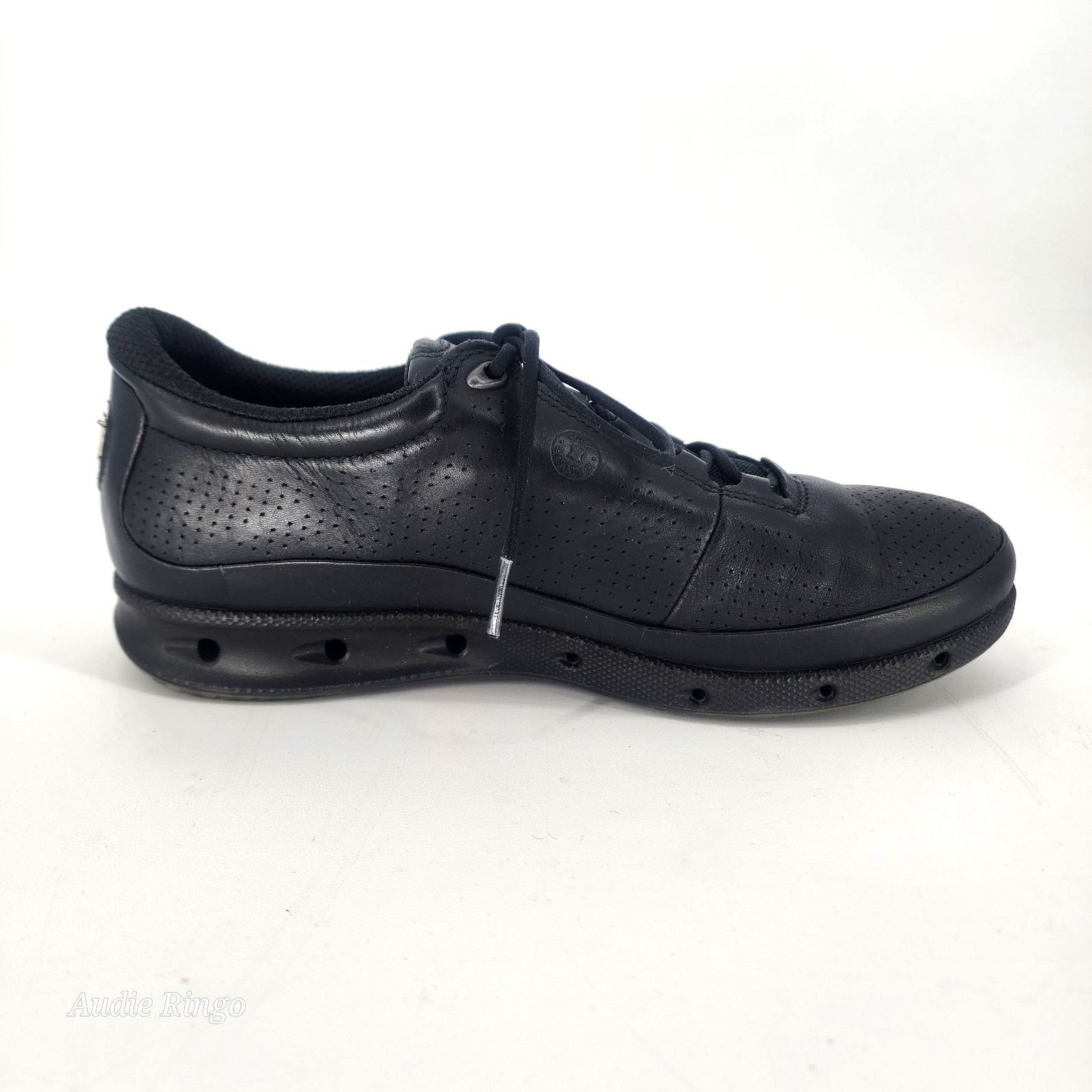 Ecco ECCO Black Leather Lace-Up Comfort Walking Shoes EU 37 US 6 Size US 6 / IT 36 - 8 Thumbnail