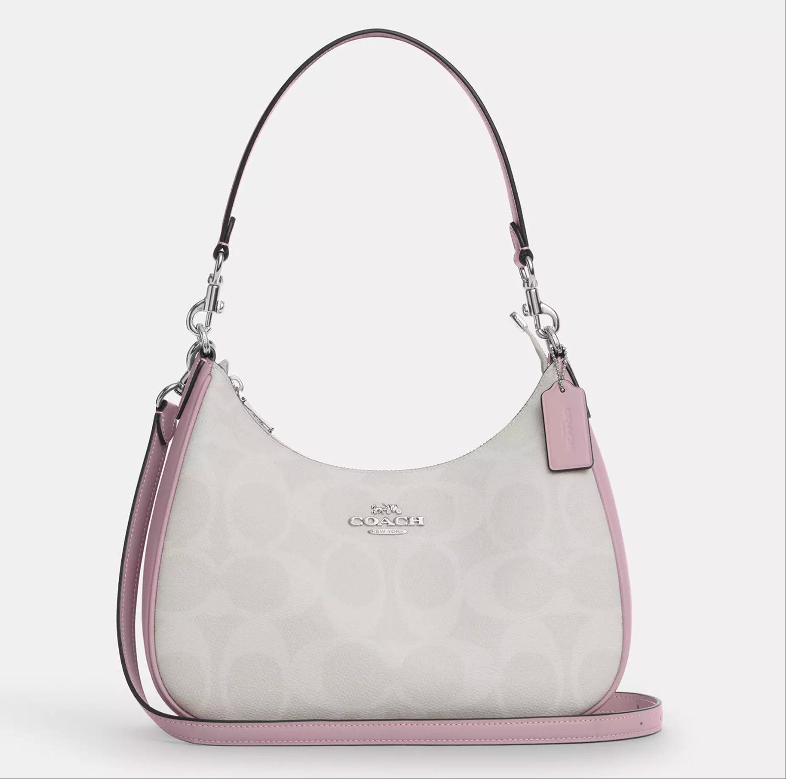 Coach NWT COACH Teri Hobo Bag In Signature Canvas CAL52 Size ONE SIZE - 6 Thumbnail