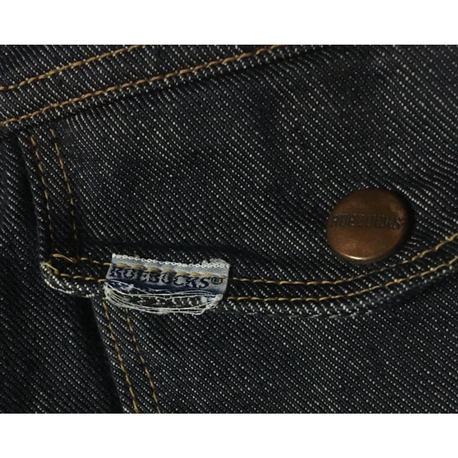 Sears VINTAGE Sears Roebucks Denim Jacket Lined Sherpa 46R USA Trucker Grunge Biker 70s 60s 80s 90s Rock Hip Hop Men's Jacket Blue Denim Roebucks 46R Mens Size US S / EU 44-46 / 1 - 2 Thumbnail