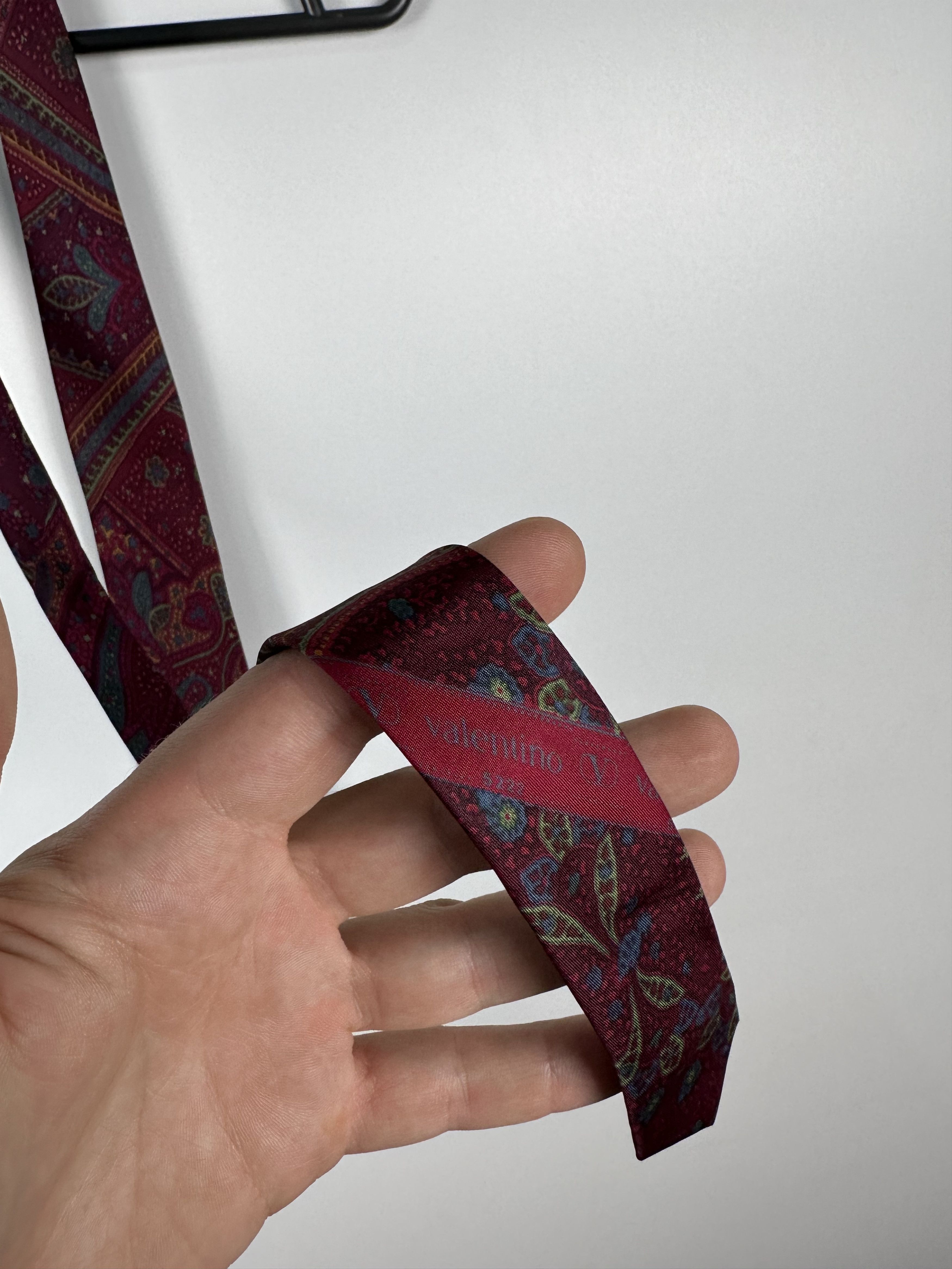 Valentino × Vintage VALENTINO SILK TIE CRAVATTA SETA NECKTIE VINTAGE ITALY Size ONE SIZE - 4 Thumbnail