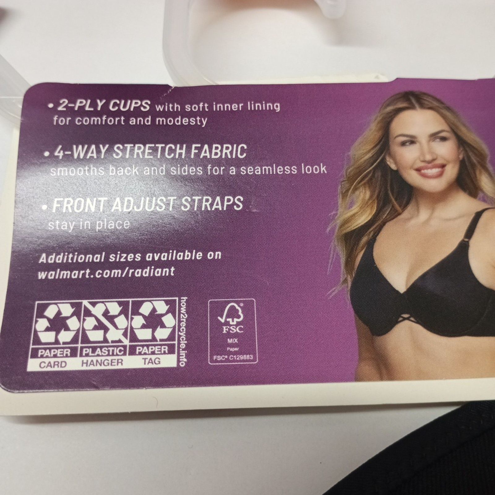 Other Vanity Fair Radiant Collection Underwire Bra Black Size 40C Size ONE SIZE - 3 Thumbnail