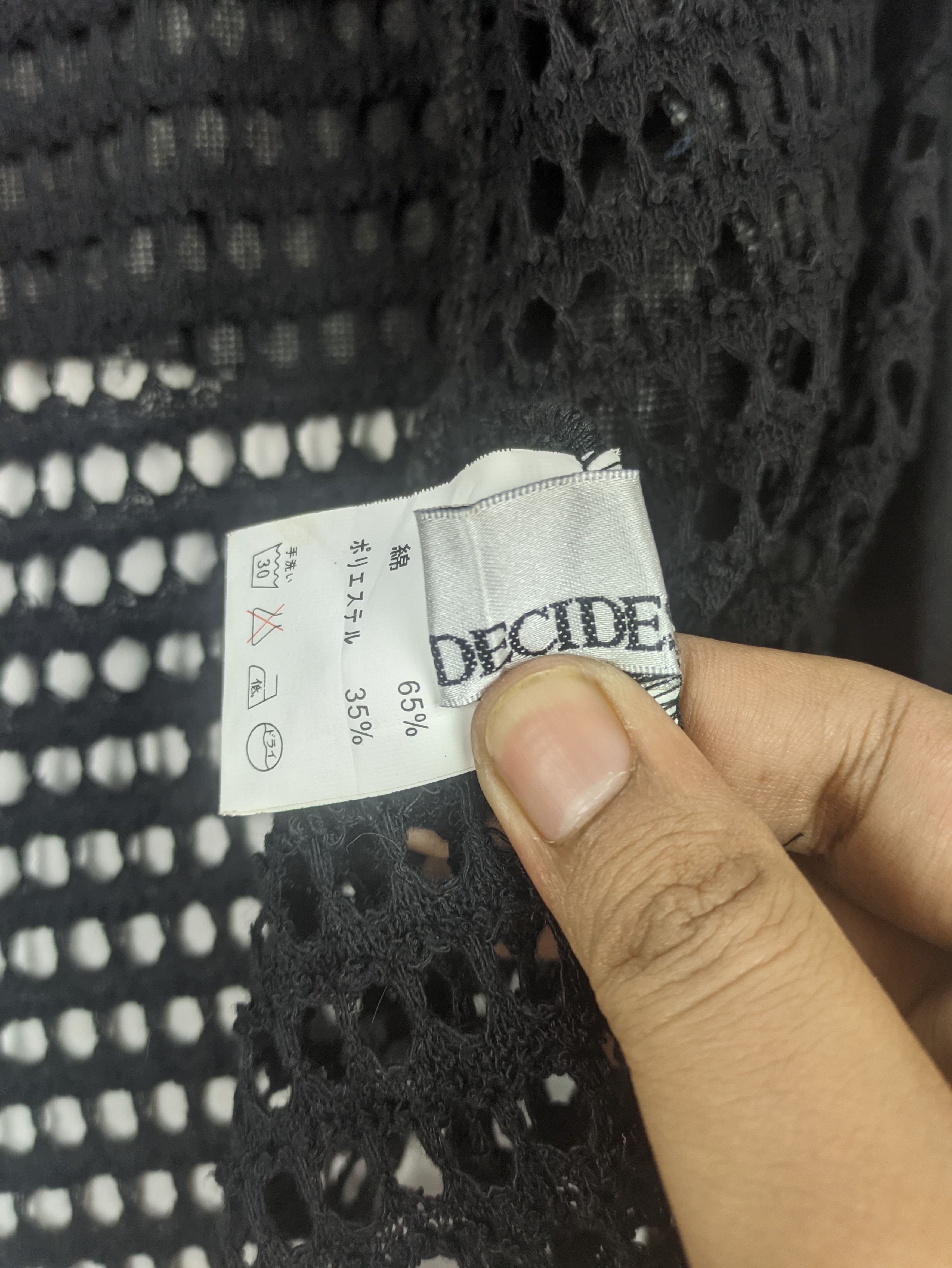 Japanese Brand Steals🔥Cardigan Jacket Fishnet Newspaper Design by Decides Size US M / EU 48-50 / 2 - 3 Thumbnail