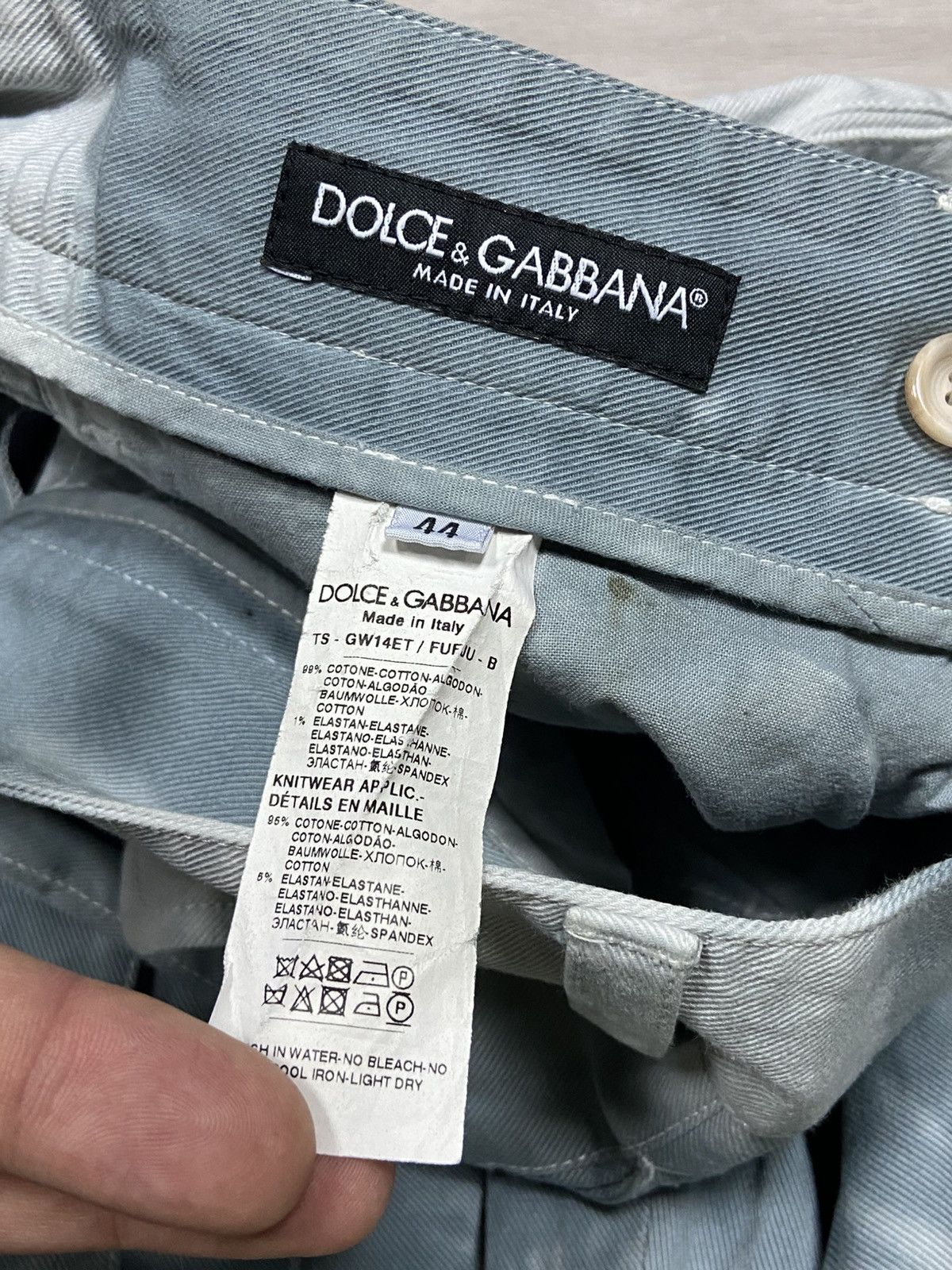 Dolce & Gabbana Dolce & Gabbana sky over print tie dye denim pants jeans Size US 29 - 5 Thumbnail