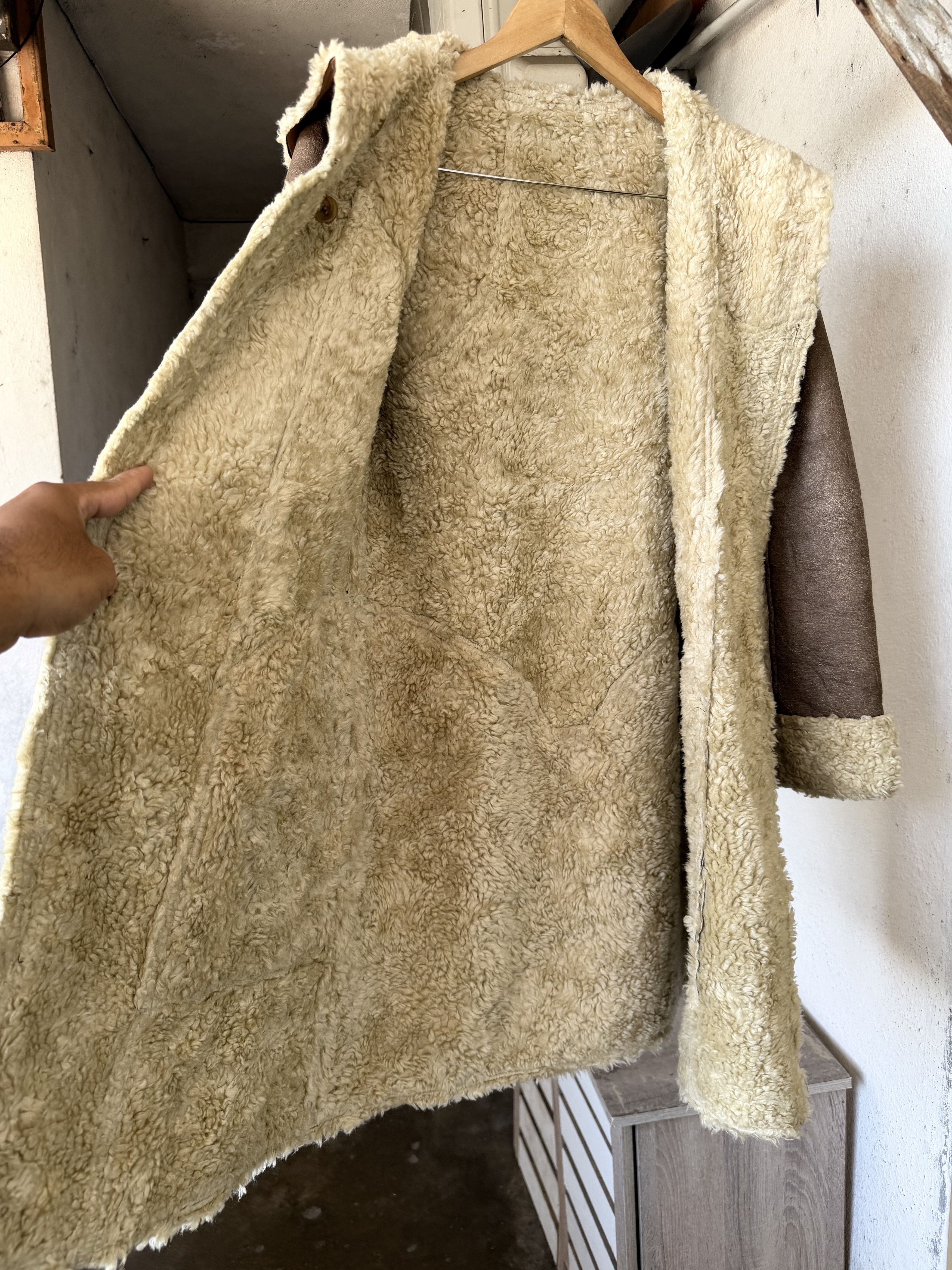 Issey Miyake Tsumori Chisato by Issey Miyake Faux Fur Shearling Long Coat Size S / US 4 / IT 40 - 12 Thumbnail