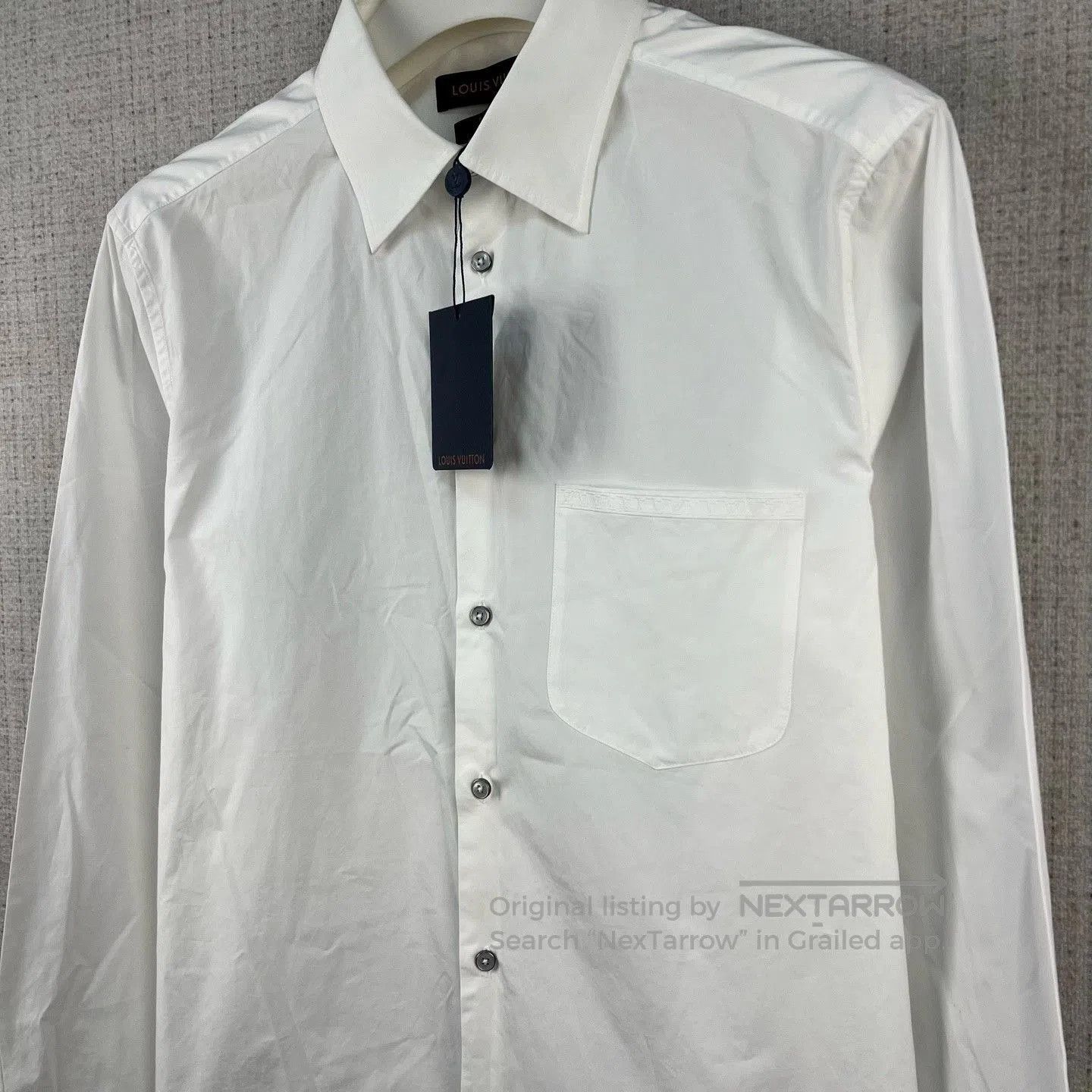 Louis Vuitton Louis Vuitton SS25 Logo Embroidered Shirt. Size US XXS / EU 40 - 2 Thumbnail