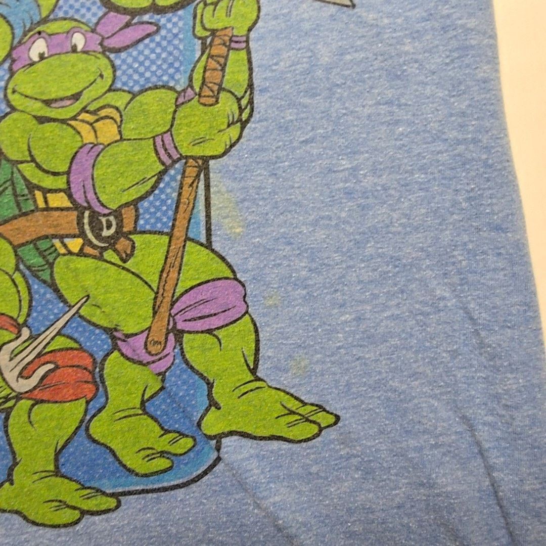Nickelodeon TMNT Tee Nickelodeon Blue Cartoon Ninja Turtles S Shirt Size US S / EU 44-46 / 1 - 4 Thumbnail