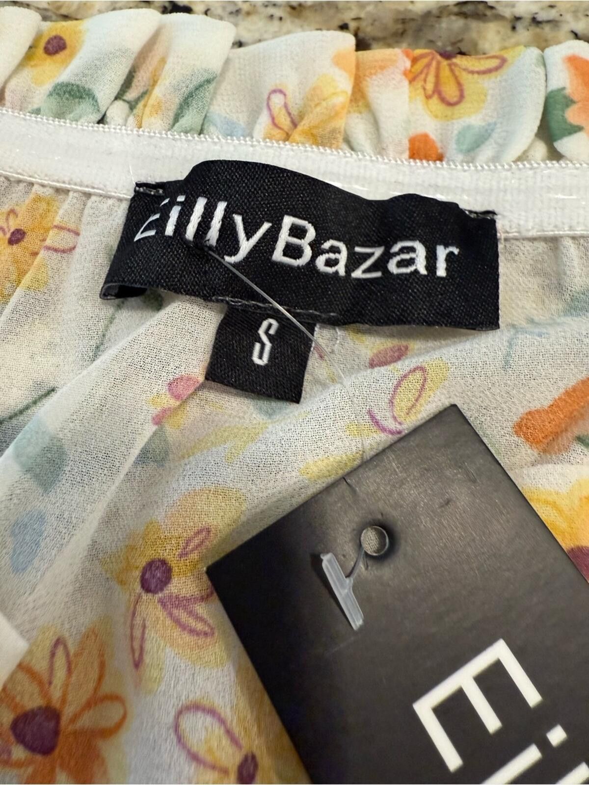 Other Eilly Bazar ditsy floral crop top ruffled short sleeves SM Size S / US 4 / IT 40 - 7 Thumbnail