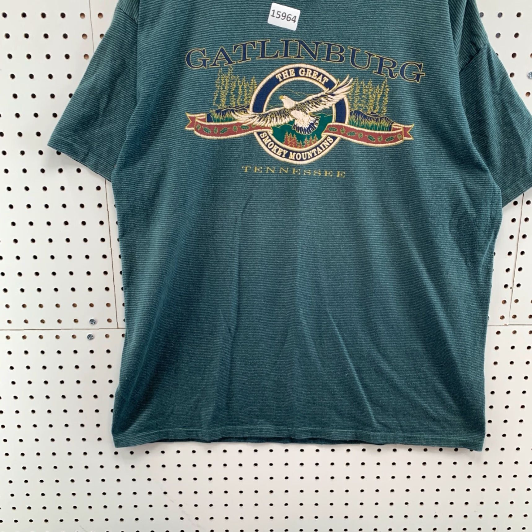 Vintage VINTAGE Miller Gatlinburg Shirt XL Green Striped Smoky Mountain Unisex Size US XL / EU 56 / 4 - 4 Thumbnail